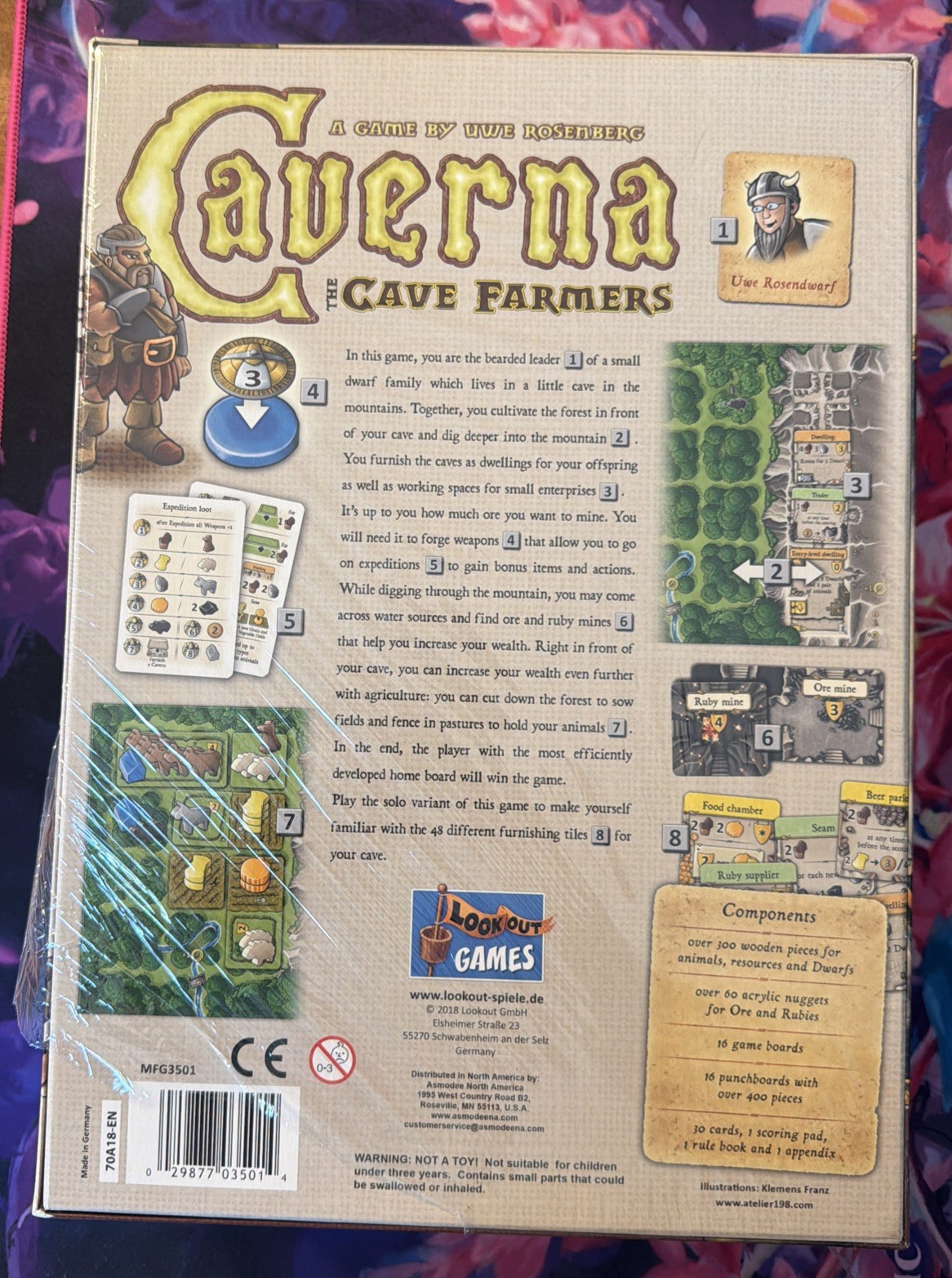 New Sealed OOP Mayfair Games Caverna The Cave Farmers