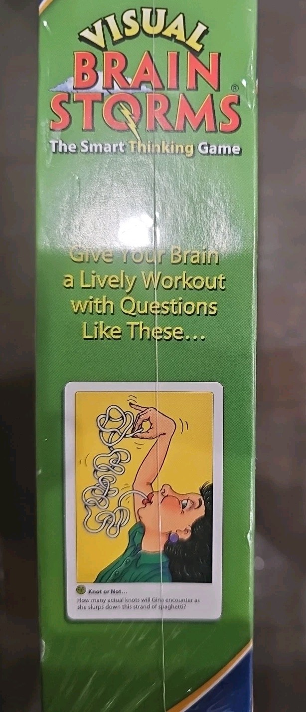 Visual Brain Storms The Smart Thinking Game Brain Teasers New Sealed