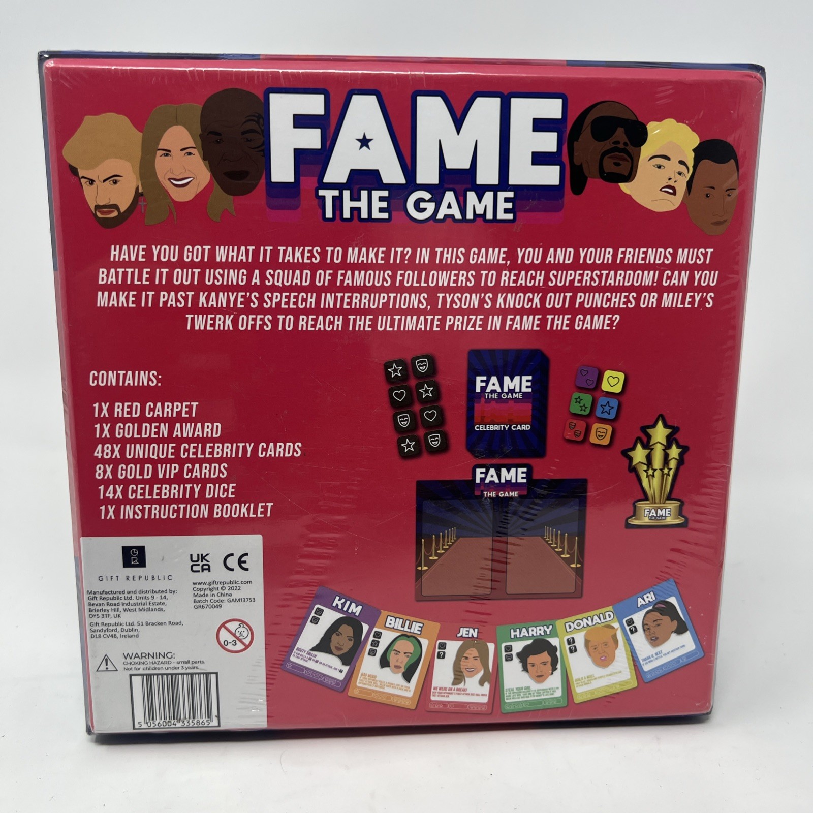 Fame The Game Family game 2-6 Players party BRAND NEW SEALED GAME