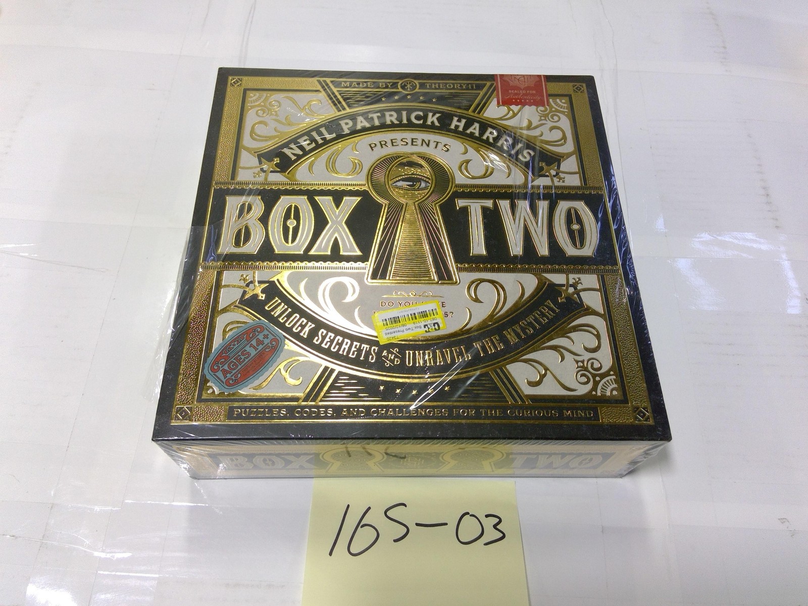 Theory11 Neil Patrick Harris Box Two Escape Puzzle Board Game 14+ New Sealed