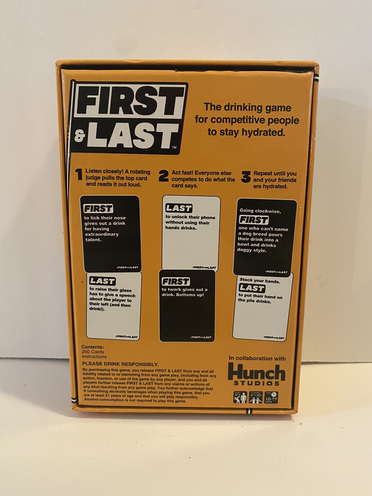 “First & Last” Drinking Game From Creators Of BUZZED