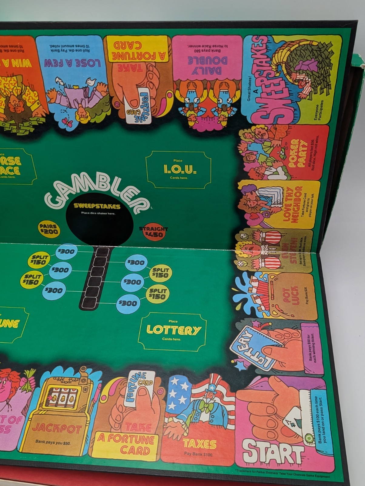 VINTAGE Gambler COMPLETE Parker Brothers 1977 Classic Game of Chance Luck VG +