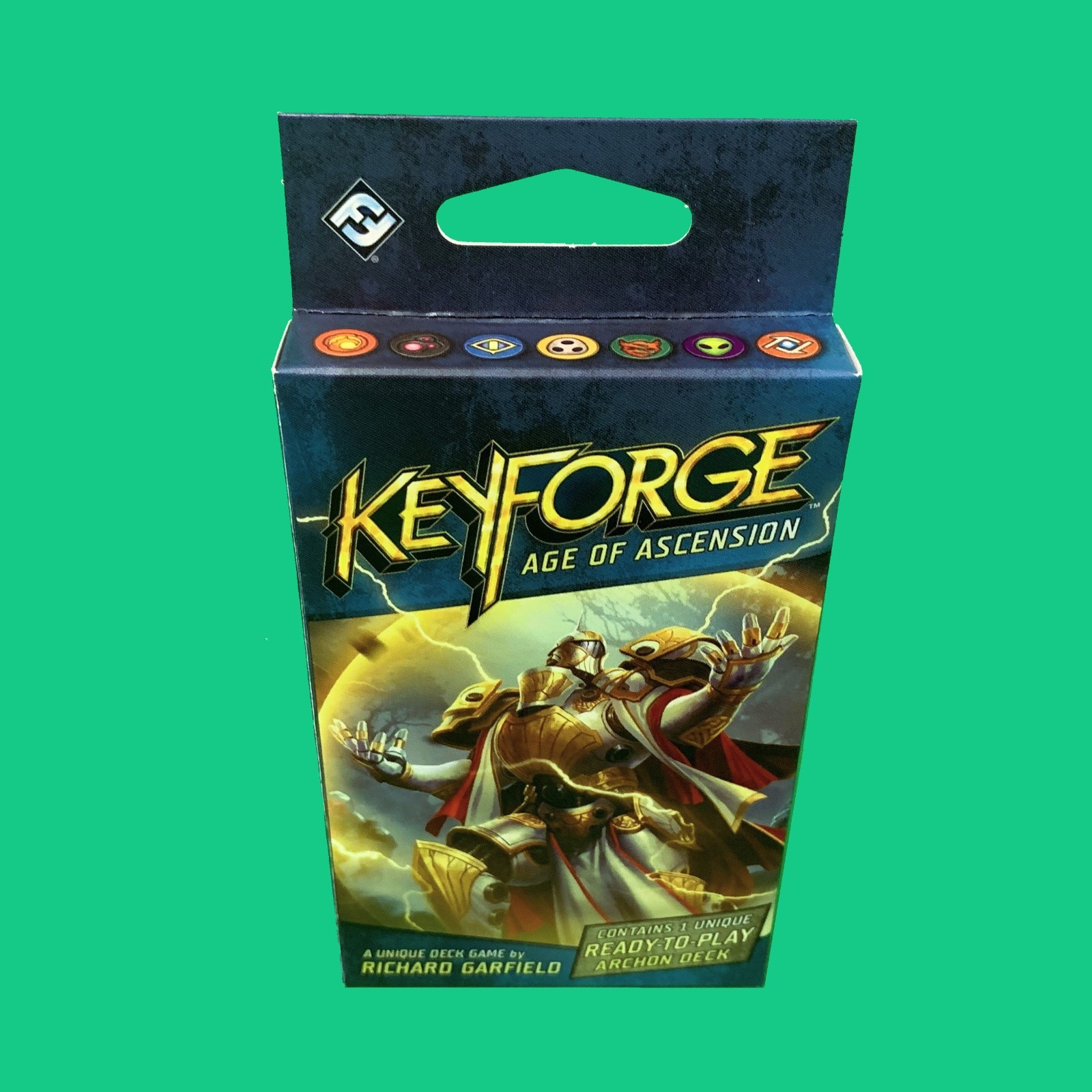 KeyForge: Age of Ascension Bundle | Archon Deck & Storm Crawler Playmat | New