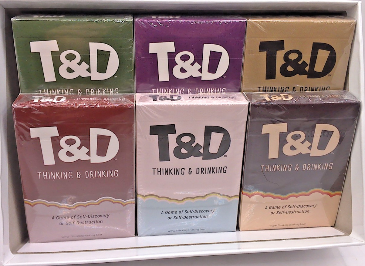 “T & D” – Thinking & Drinking Game of Self -Discovery or Self-Destriction, 2017