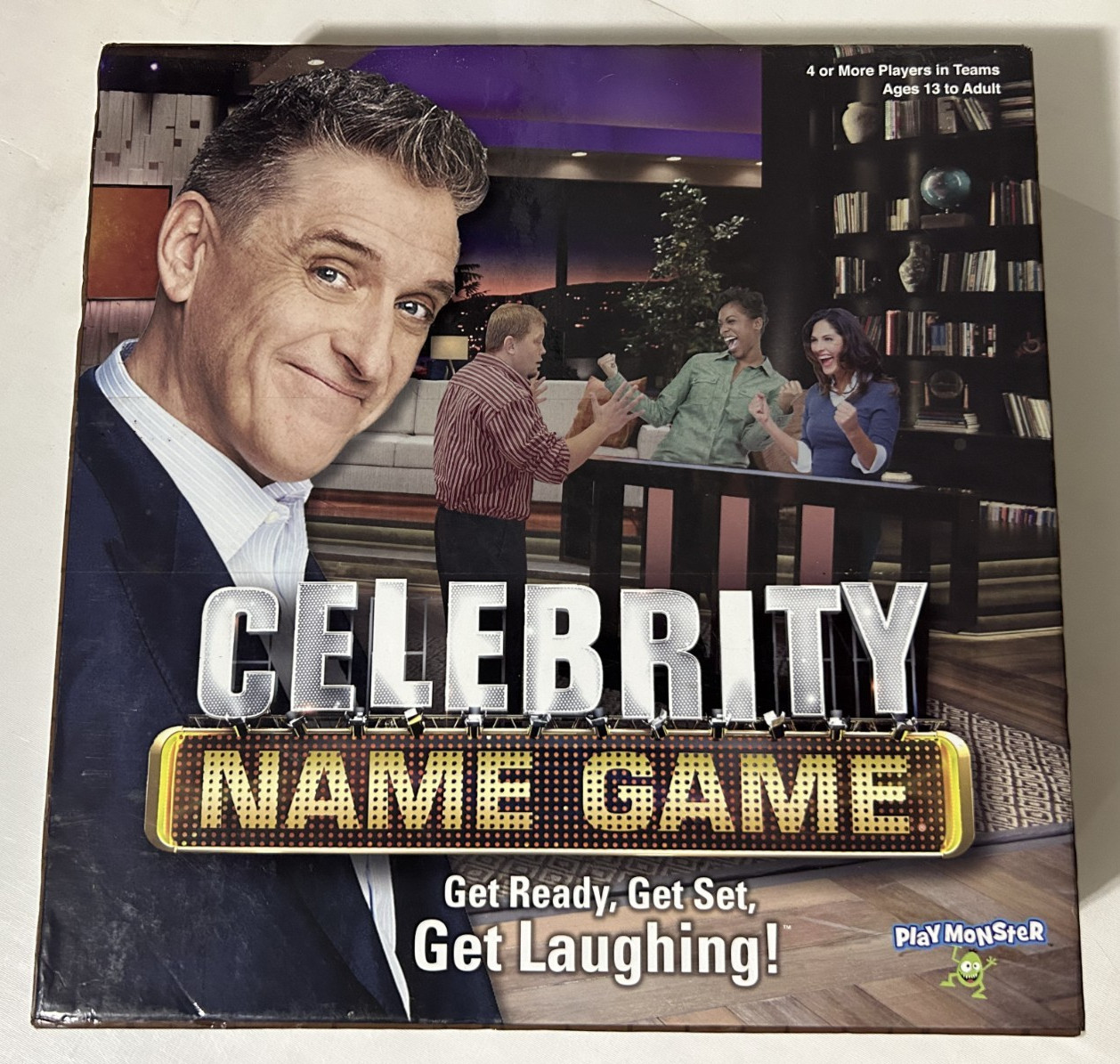 Celebrity Name Game Board Game Complete Used Craig Ferguson PlayMonster 2016