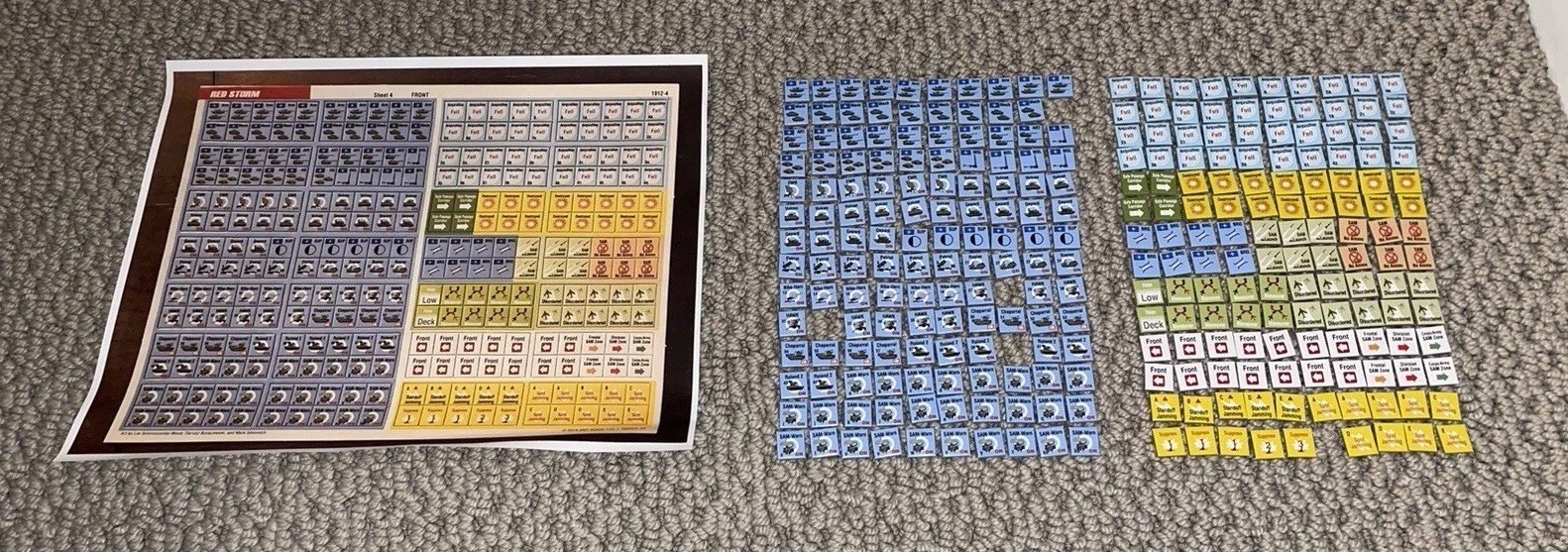 Red Storm | GMT Games | 2019 | 95% UNPUNCHED + EXTRA COUNTERS!