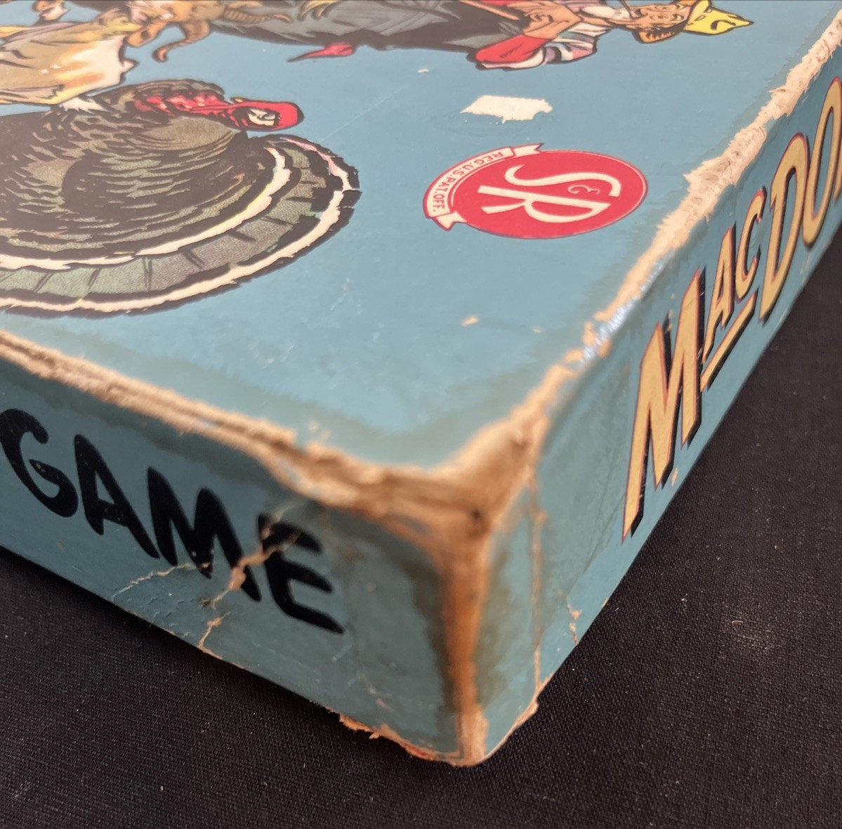 MacDonald’s Farm Board Game Animals Vtg 1948 County Fair Selchow – 100% complete