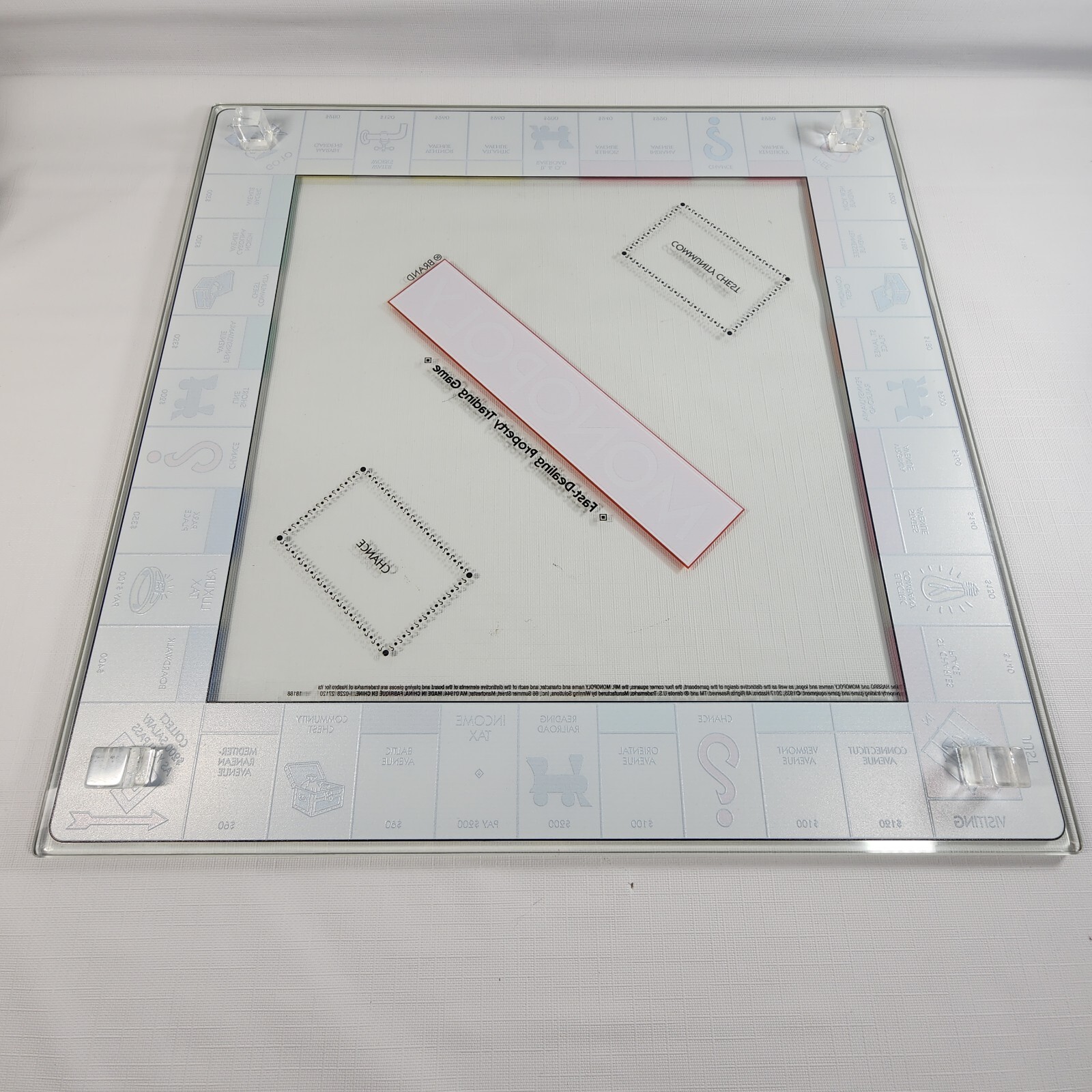 MONOPOLY Tempered Glass Edition W.S. Game Co 2018 COMPLETE