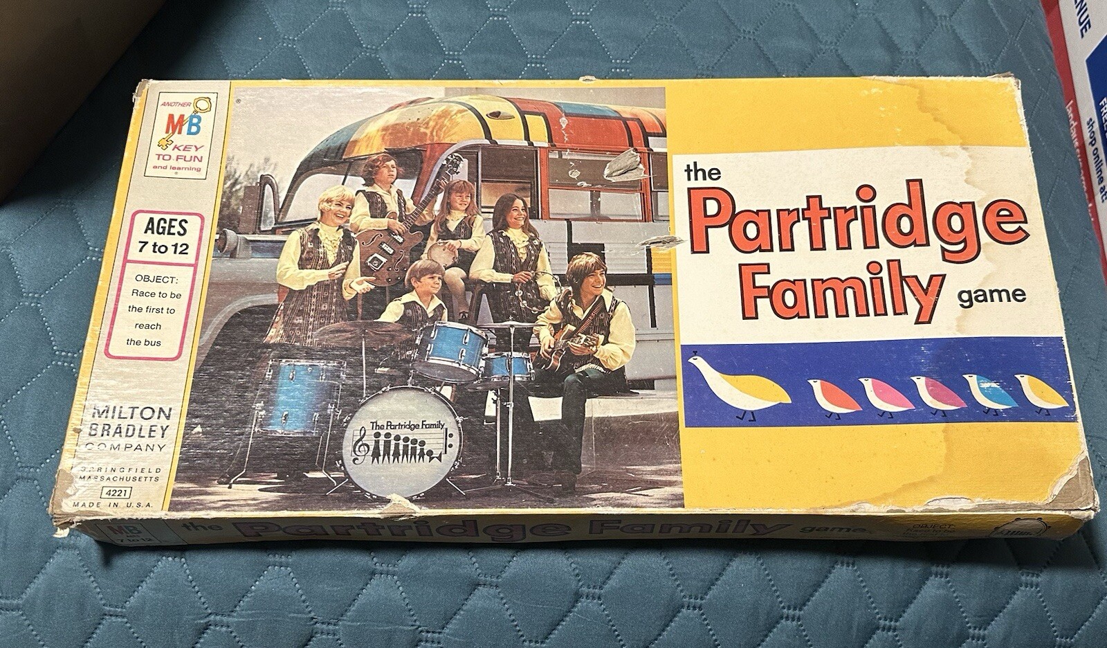 VINTAGE 1971 PARTRIDGE FAMILY COMPLETE ~ Sealed PCS ~ MILTON BRADLEY BOARD GAME