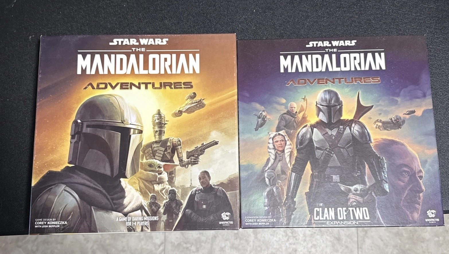 Mandalorian Adventures Board Game W/ Expansion. *ALL CARDS SLEEVED*