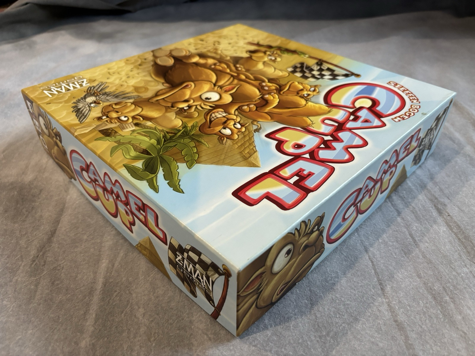 Camel Up / Cup Board Game – 100% Complete – Z-Man Games – Stephen Bogen Clean