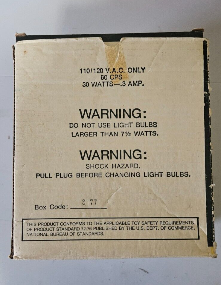 VINTAGE 1977 TRANSOGRAM LIGHTS ALIVE! 4000 BOX WORKS GREAT COLORFUL MESSAGE FUN