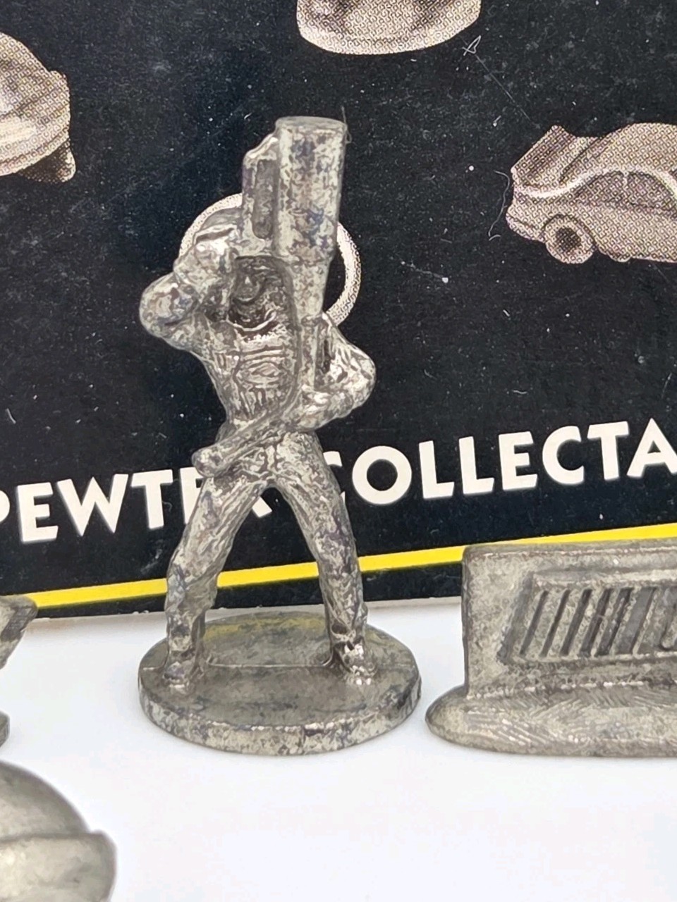 8 Pewter Tokens From NASCAR Monopoly Game 1997 Official Collector’s Edition