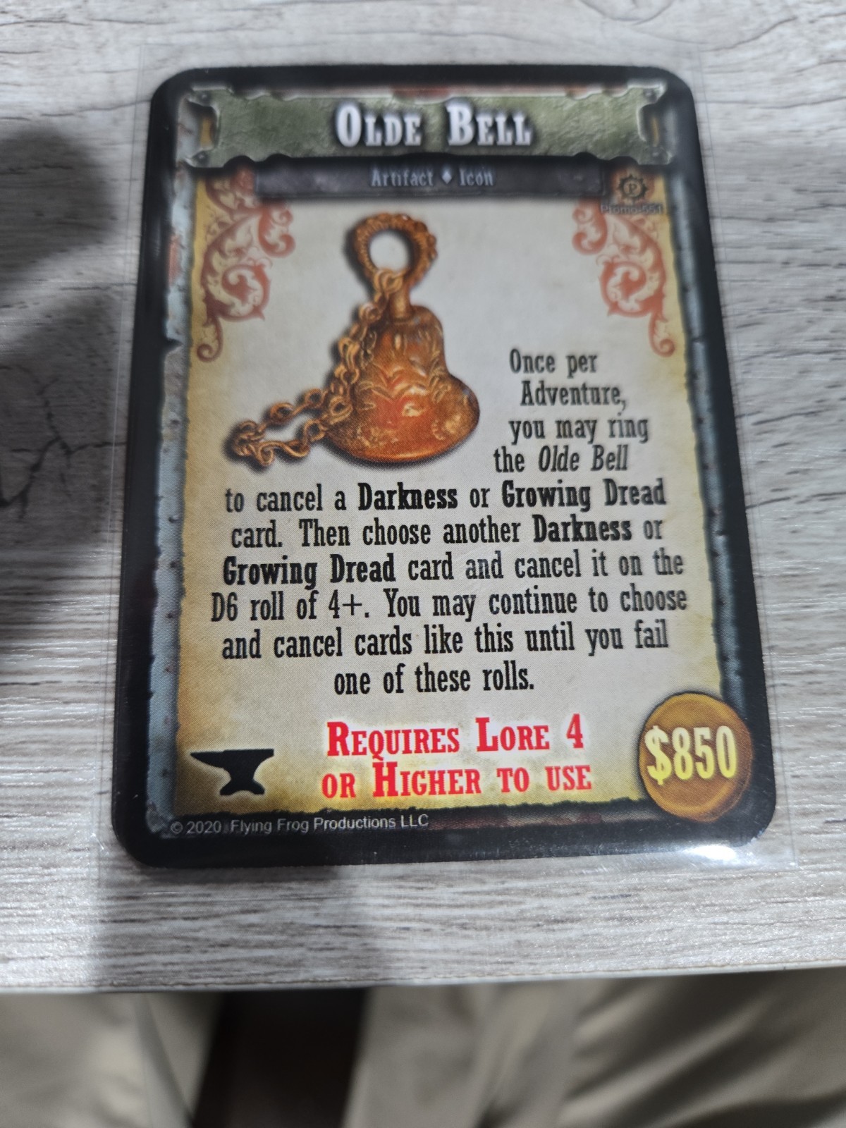 Older Bell Promo Card Shadows Of Brimstone