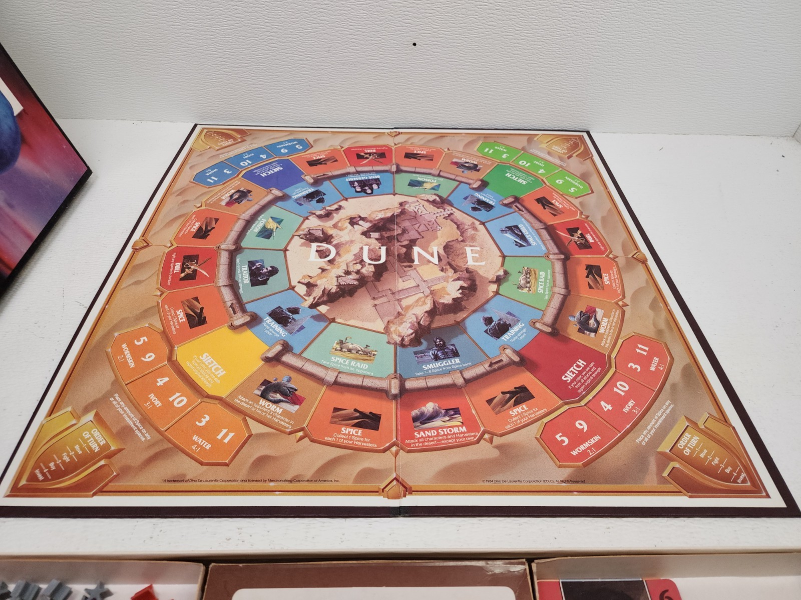 Dune Adventure Vintage Board Game 1984 Parker Brothers 100% COMPLETE
