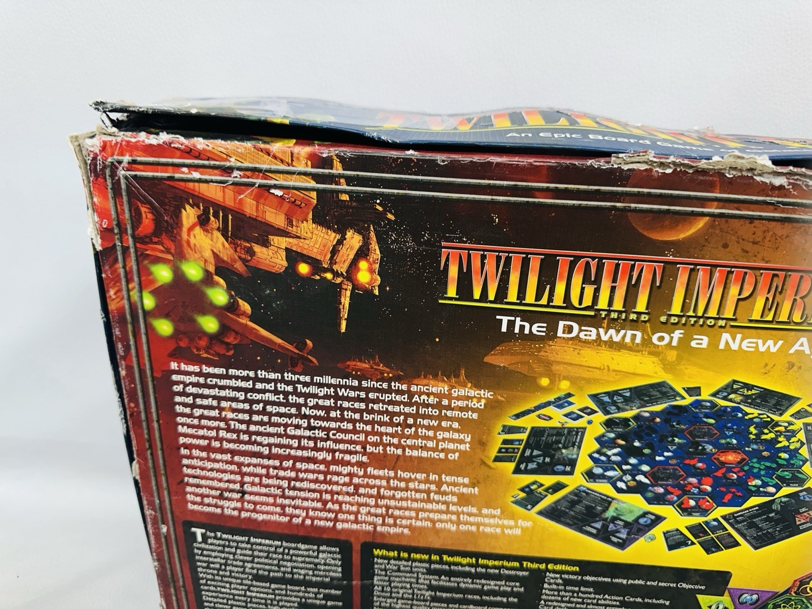 Twilight Imperium 3rd Edition 100% Complete Game Fantasy Board Game Damage Box