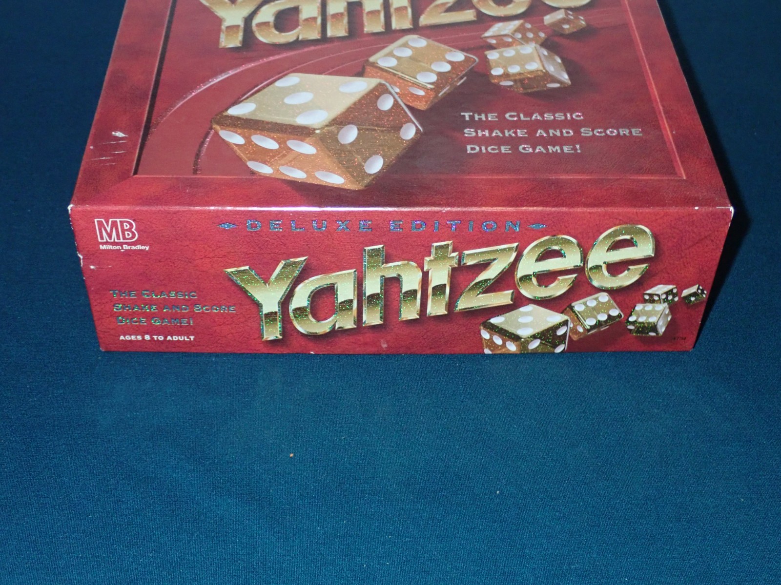 Yahtzee Deluxe Edition 1997 Gold Dice