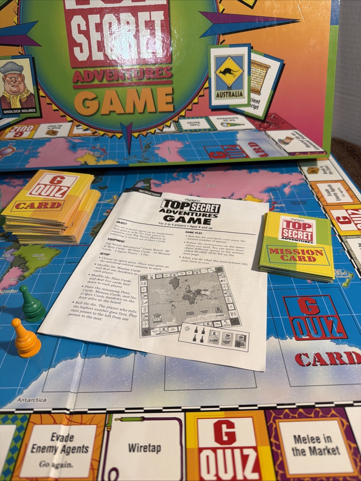 Highlights Top Secret Adventures Board Game COMPLETE Children’s Kids Family