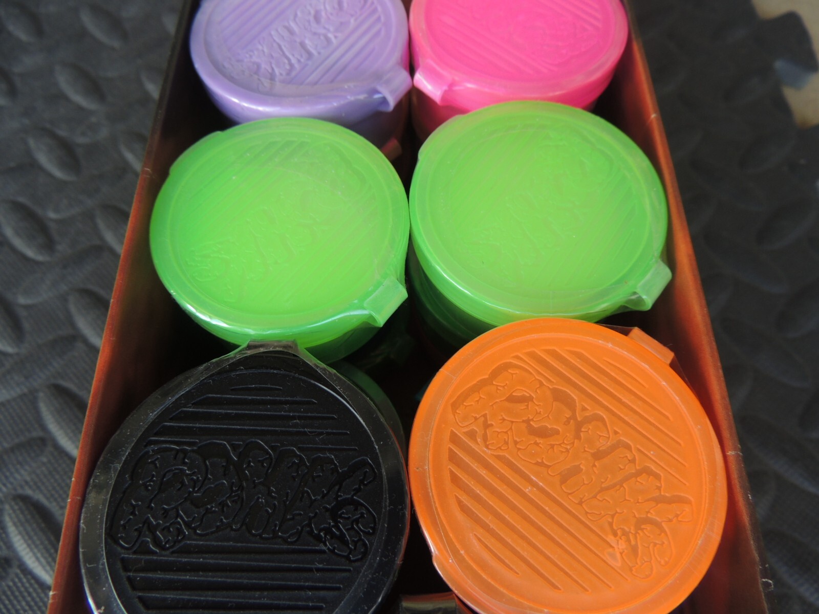 POGS ROHK PILE MILK CAPS LOT OF 6 SEALED CONTAINERS VINTAGE 1994