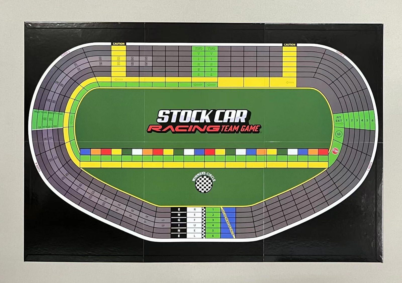 Racing Board Game. Limited Edition Stock Car Racing Team Game.