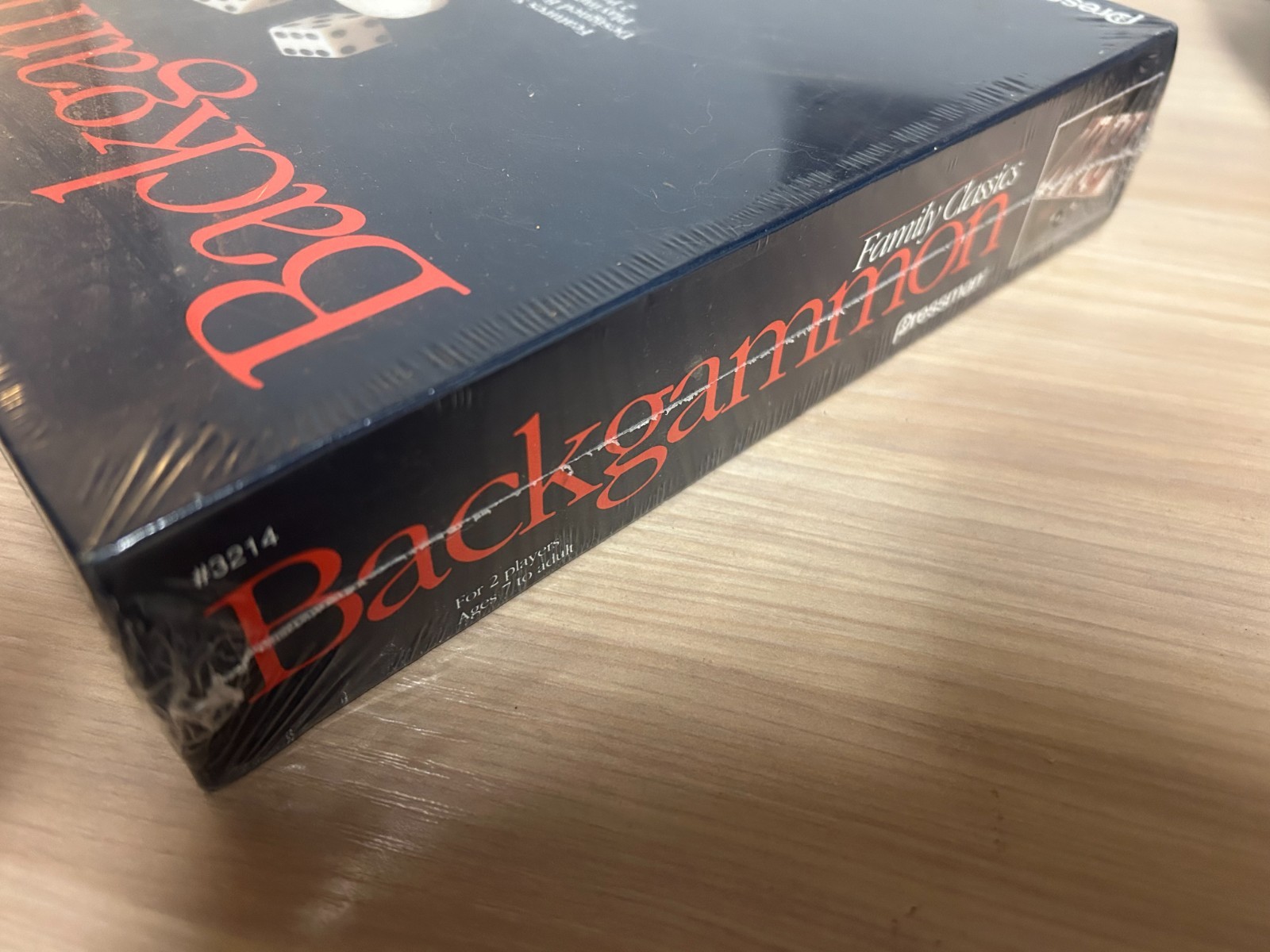 Pressman Family Classics Backgammon Game 1991 Edition – New Sealed
