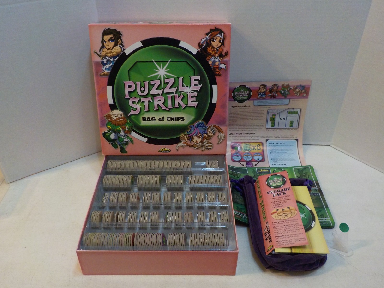 G507 Puzzle Strike Bag of Chips Third Edition 2010 Sirlin Games Excellent
