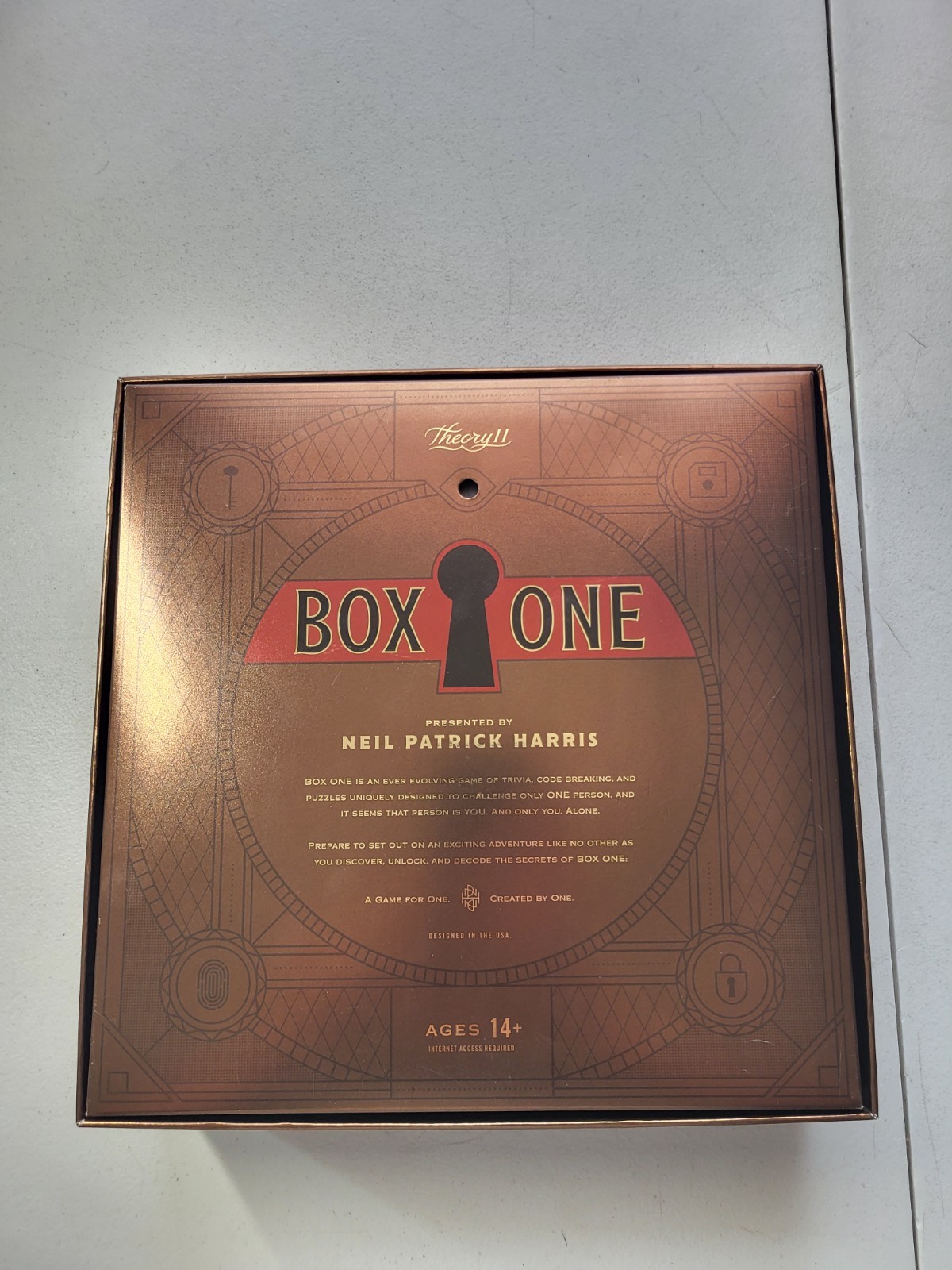 Theory11 BoxONE Neil Patrick Harris Trivia Puzzle Game for 1 Player, Ages 14+