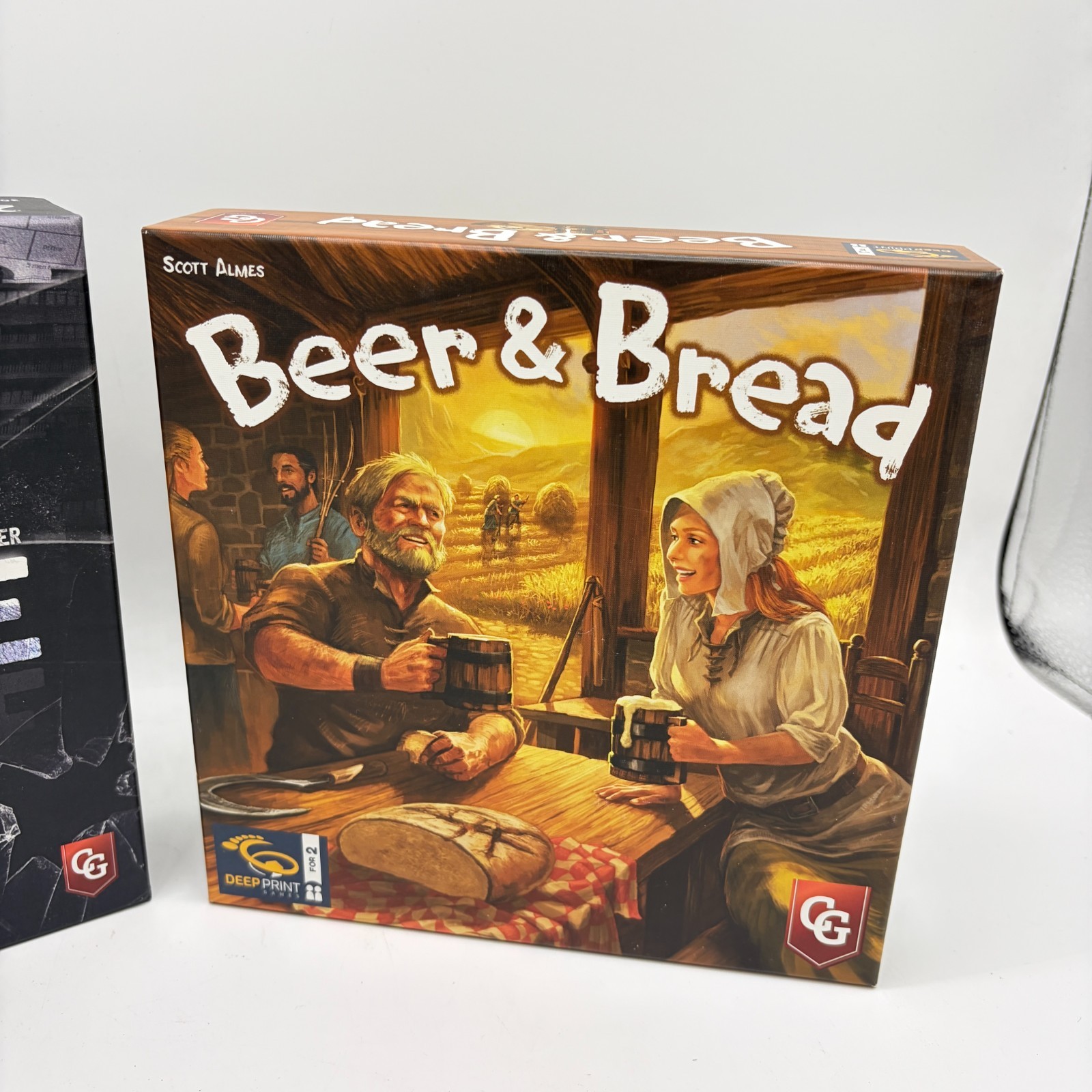Board Game Lot of 2 Watergate + Beer & Bread Capstone Games 2 Player Strategy