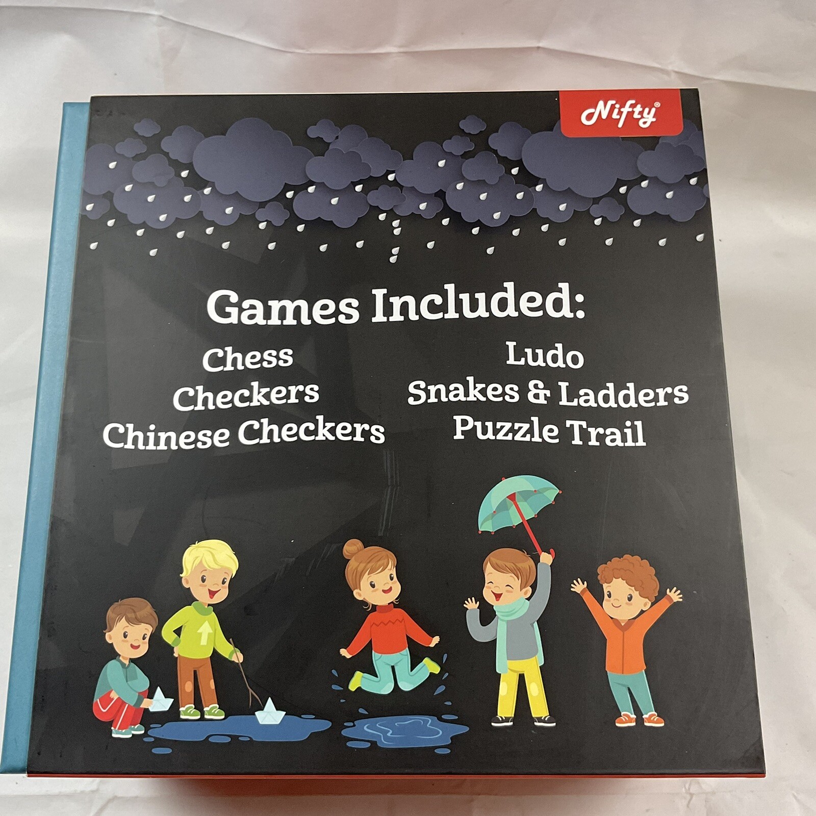 Nifty Indoor Rainy Day Games Kit. 6 Classic Game Set Ages 14 And Up