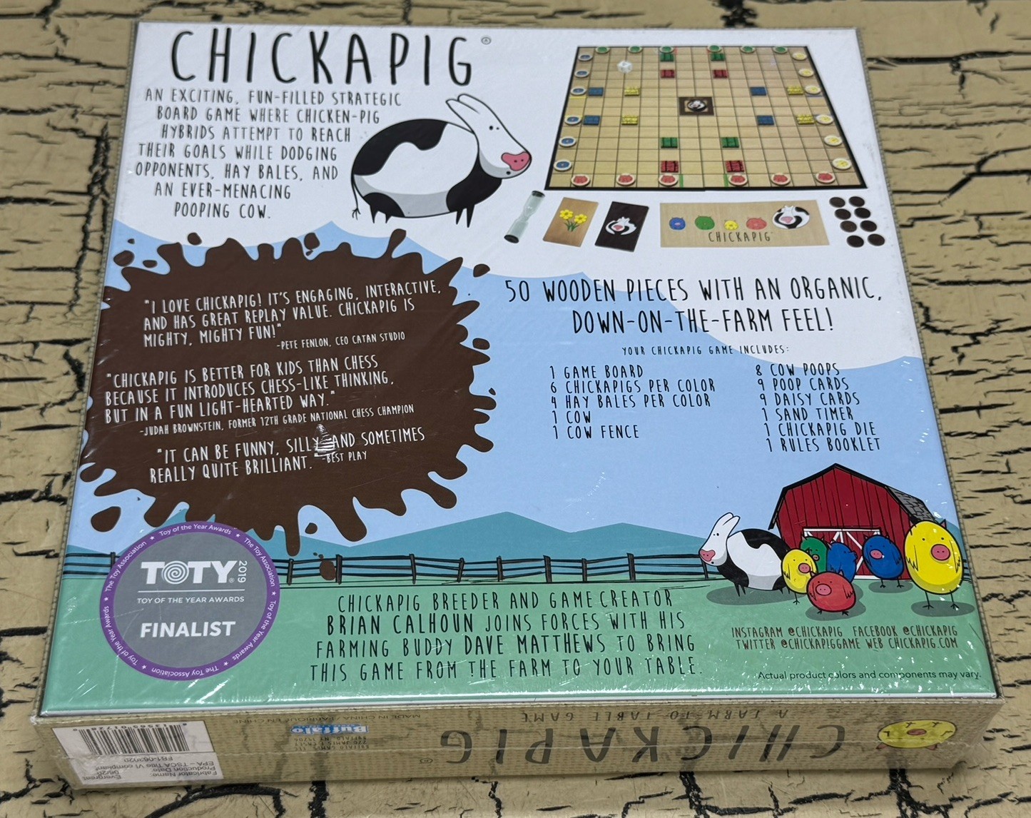 Buffalo Games Chickapig A Farm to Table Game Brand New Still Sealed Chick A Pig