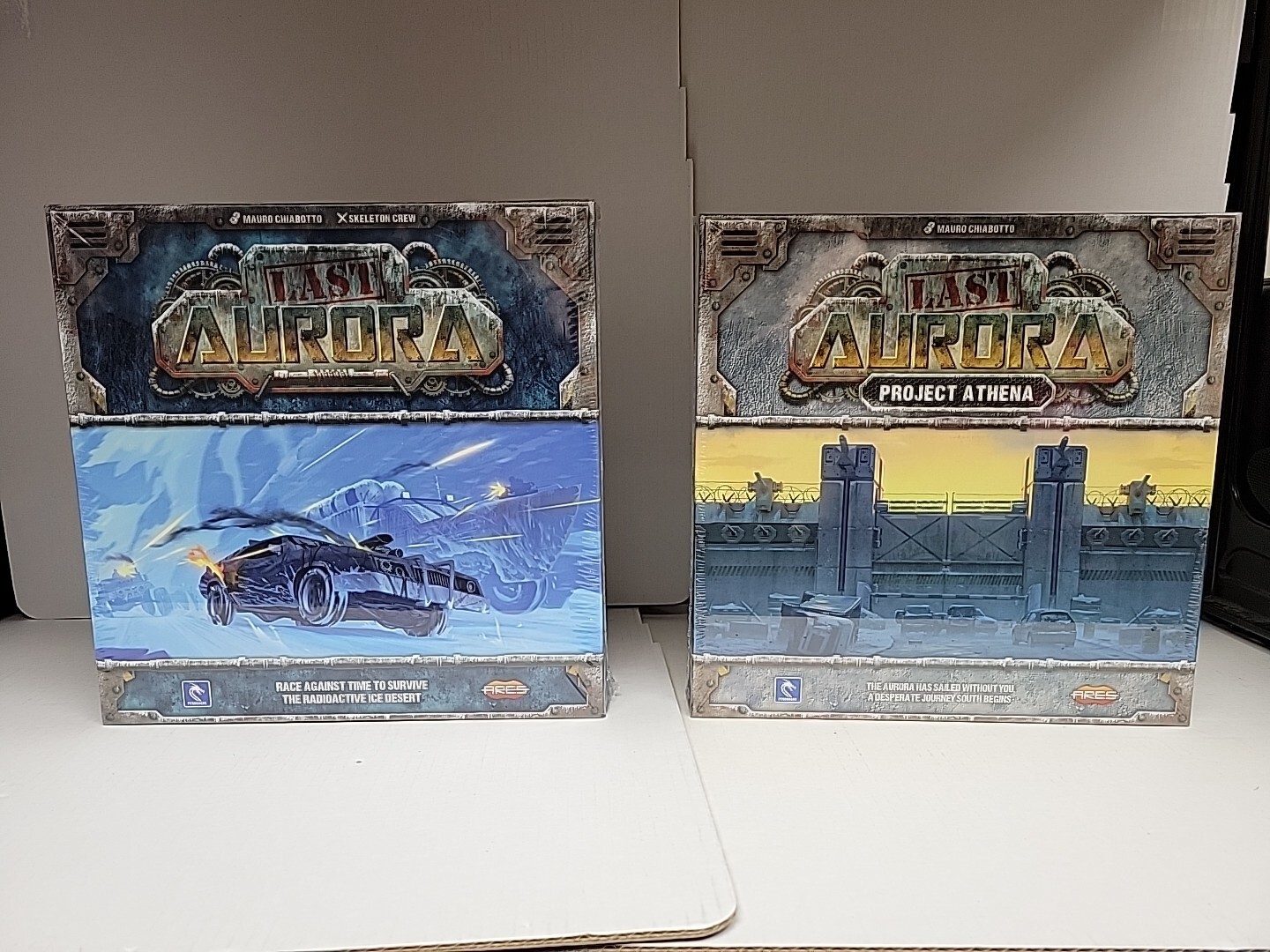 Last Aurora base + Project Athena expansion board game by Ares games – NIP