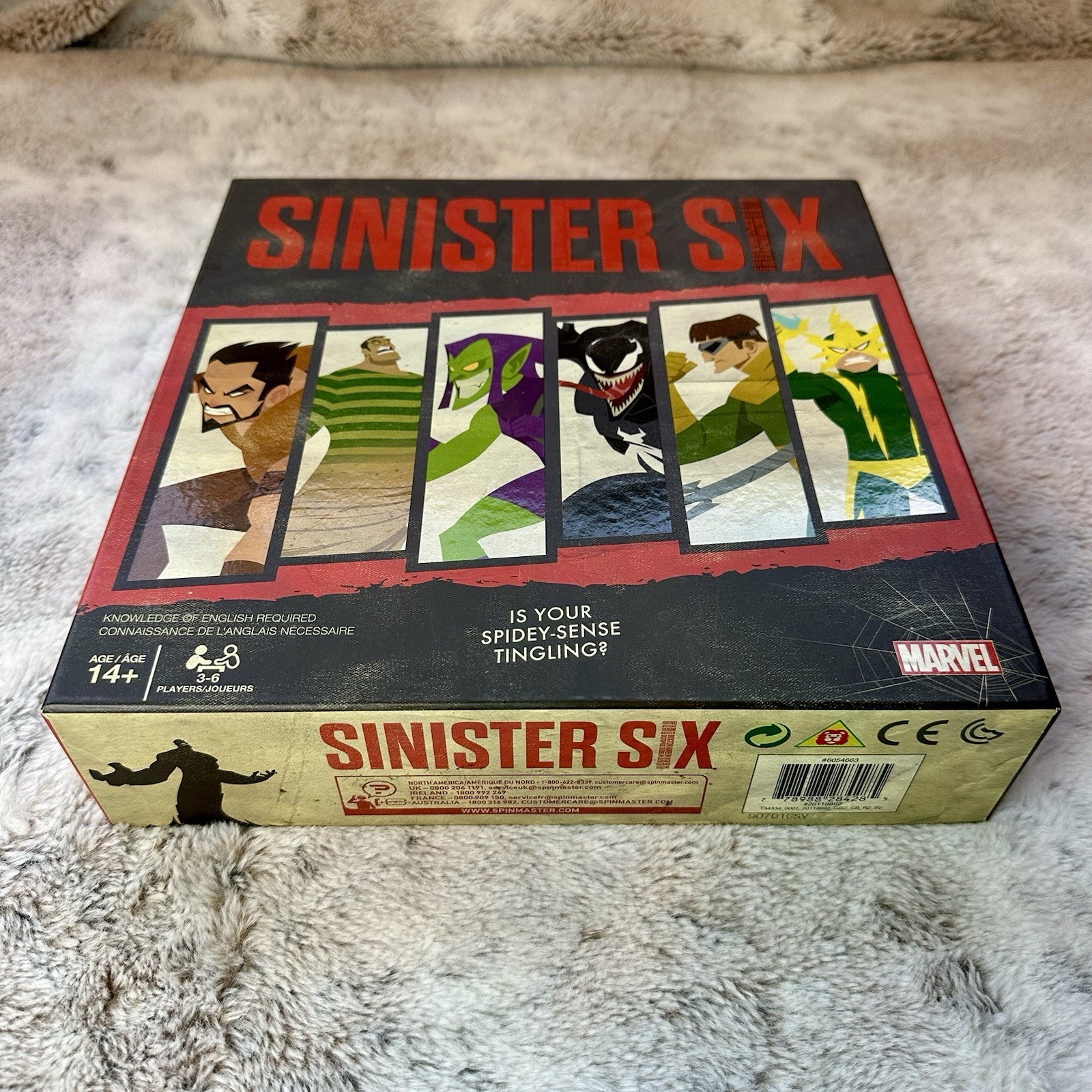 Marvel Sinister Six Spider-Man Villains Heist Card Game for Teens and Adult New