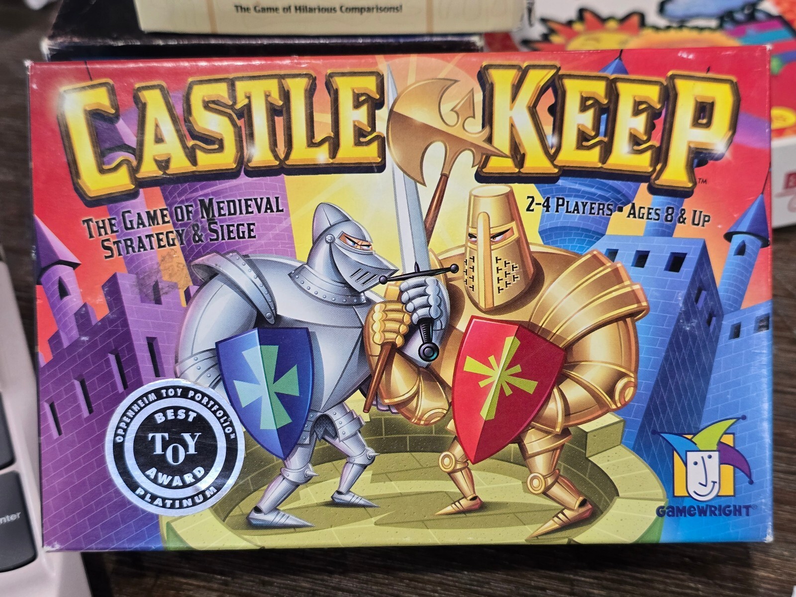 Castle Keep Board Game – Medieval Strategy & Siege Game for 2-4 Players Ages 8+