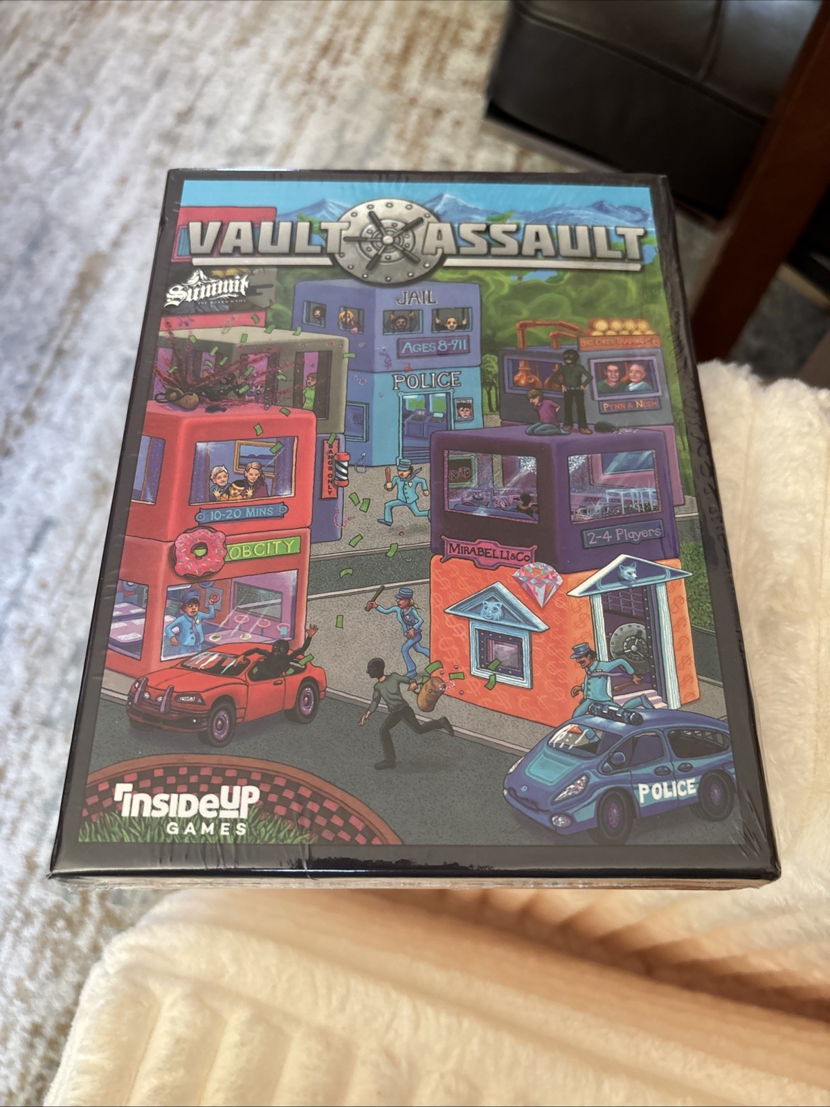 Vault Assault Board Game Inside Up Games 2017 NEW