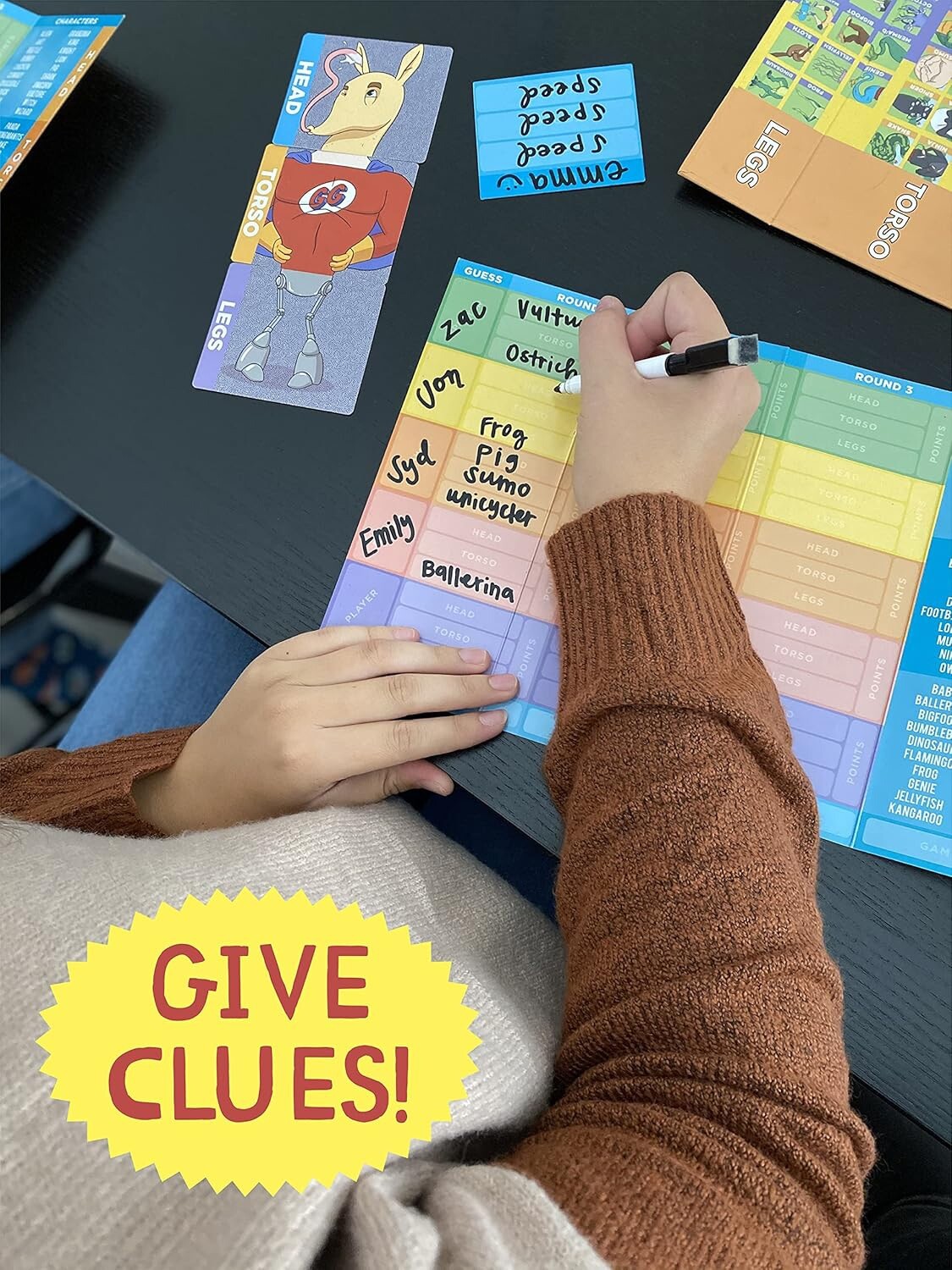 Curious Creative Creature Inventing Game Kids & Adults Family Board Games Night