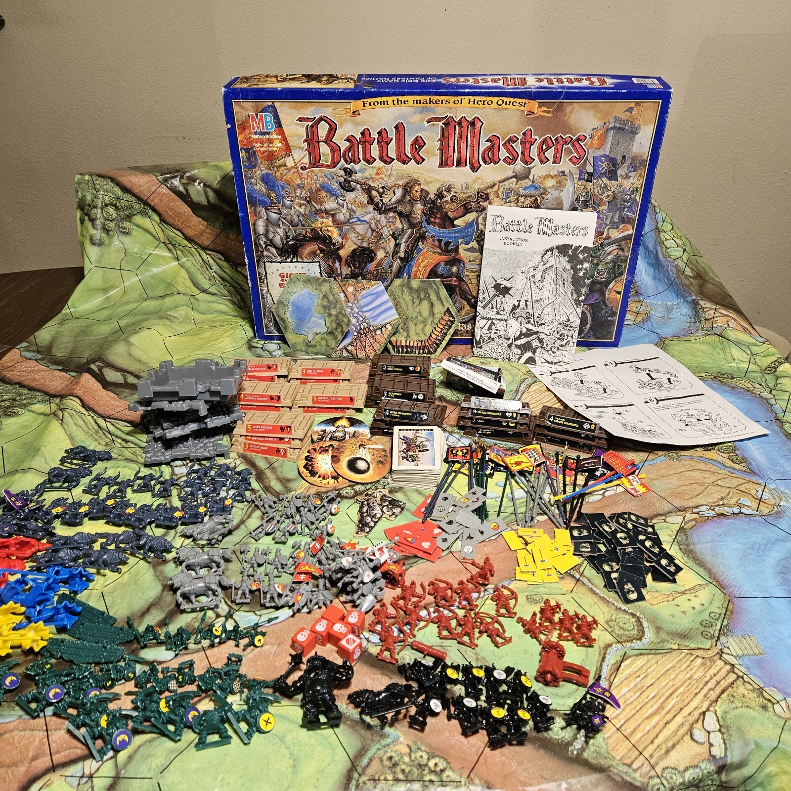 Battle Masters The Epic Game of Fantasy Battles1992 Milton Bradley Near Complete