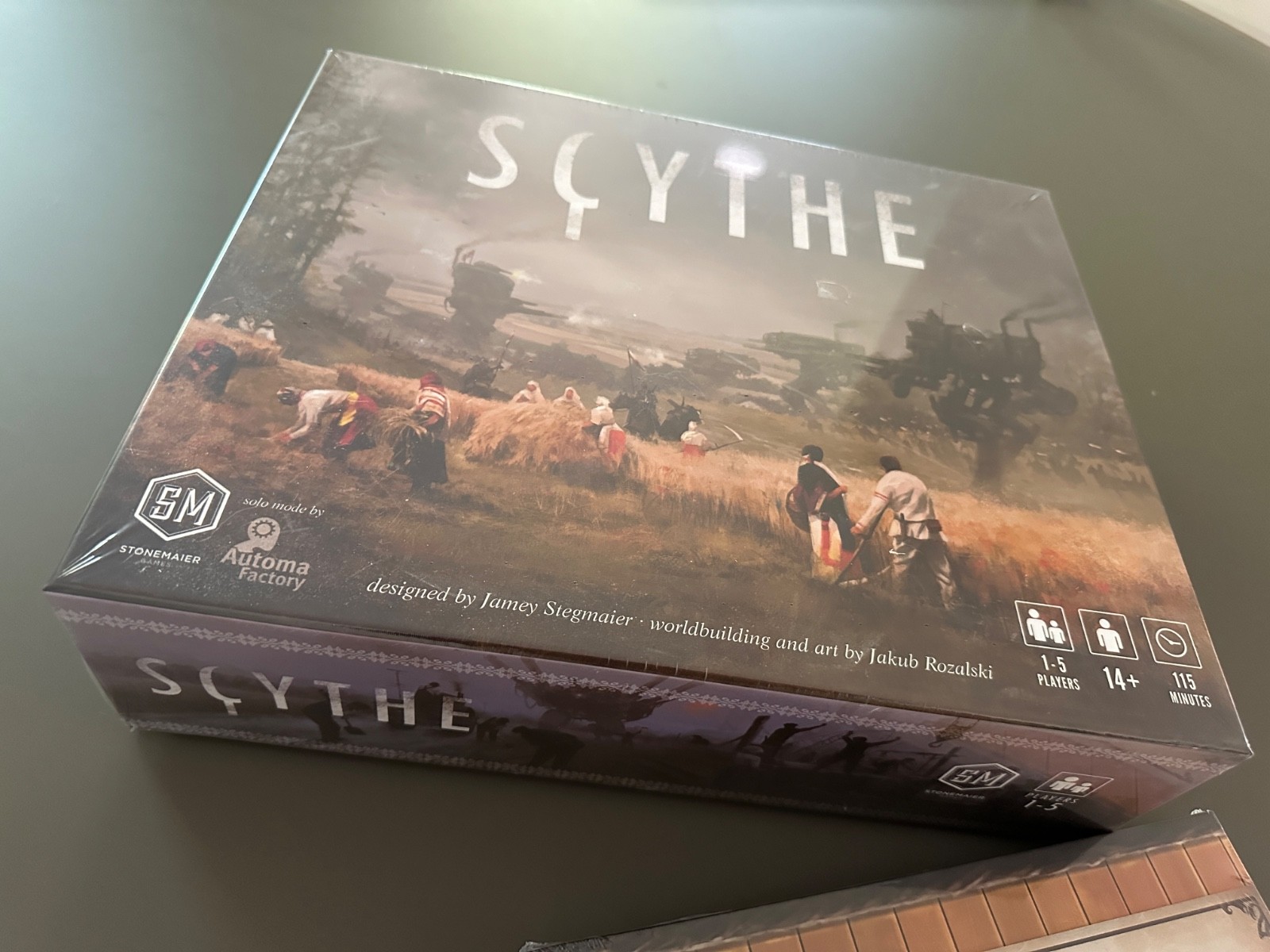 Scythe Board Game & Modular Board Expansion Stonemaier Games Factory Sealed Box