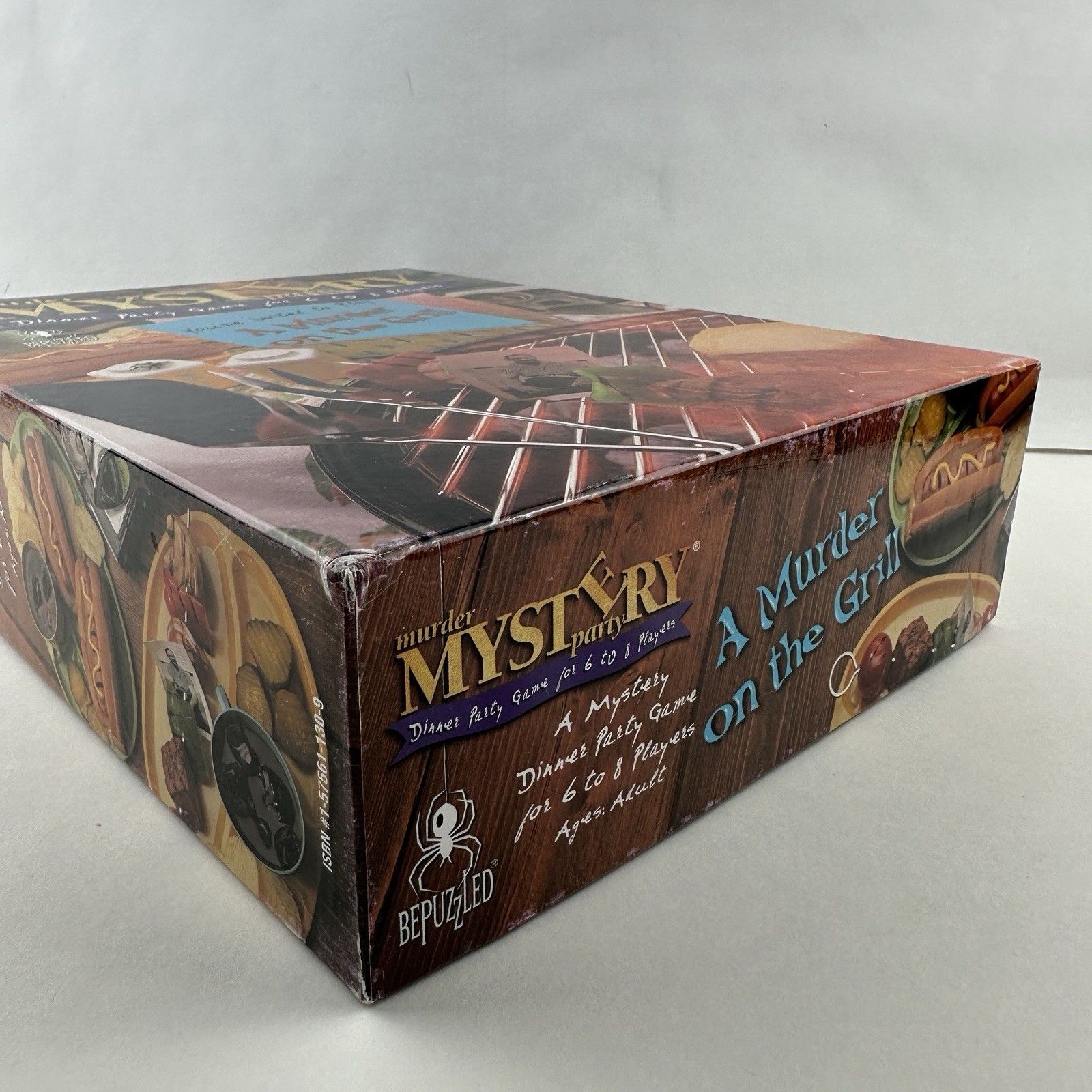 Murder Mystery A Murder on the Grill Dinner Party Game New Open Box