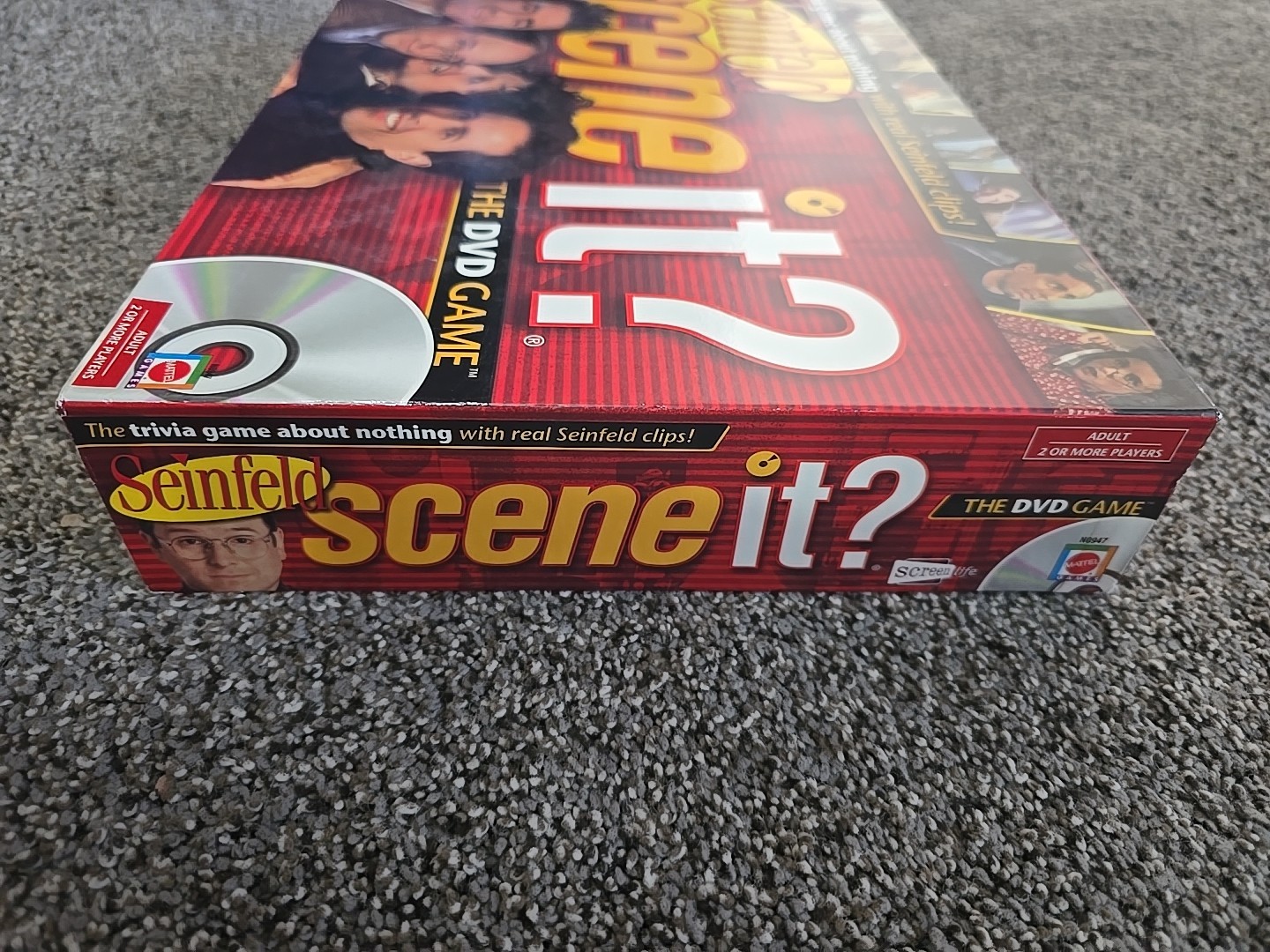 Seinfeld Scene It DVD Board Game Mattel Complete Trivia Free Ship Add’l