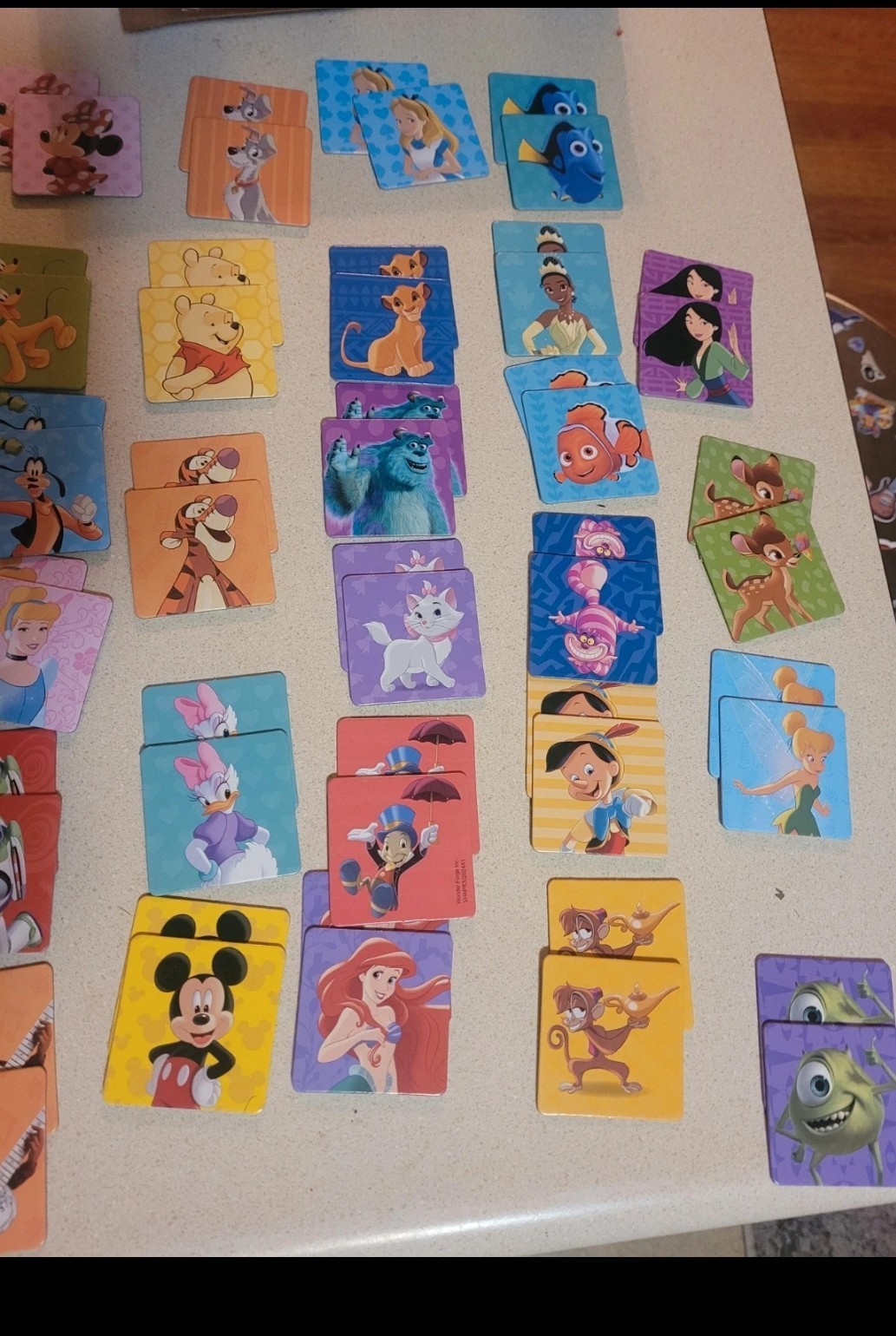 Wonder Forge Disney Classic Matching Memory Game