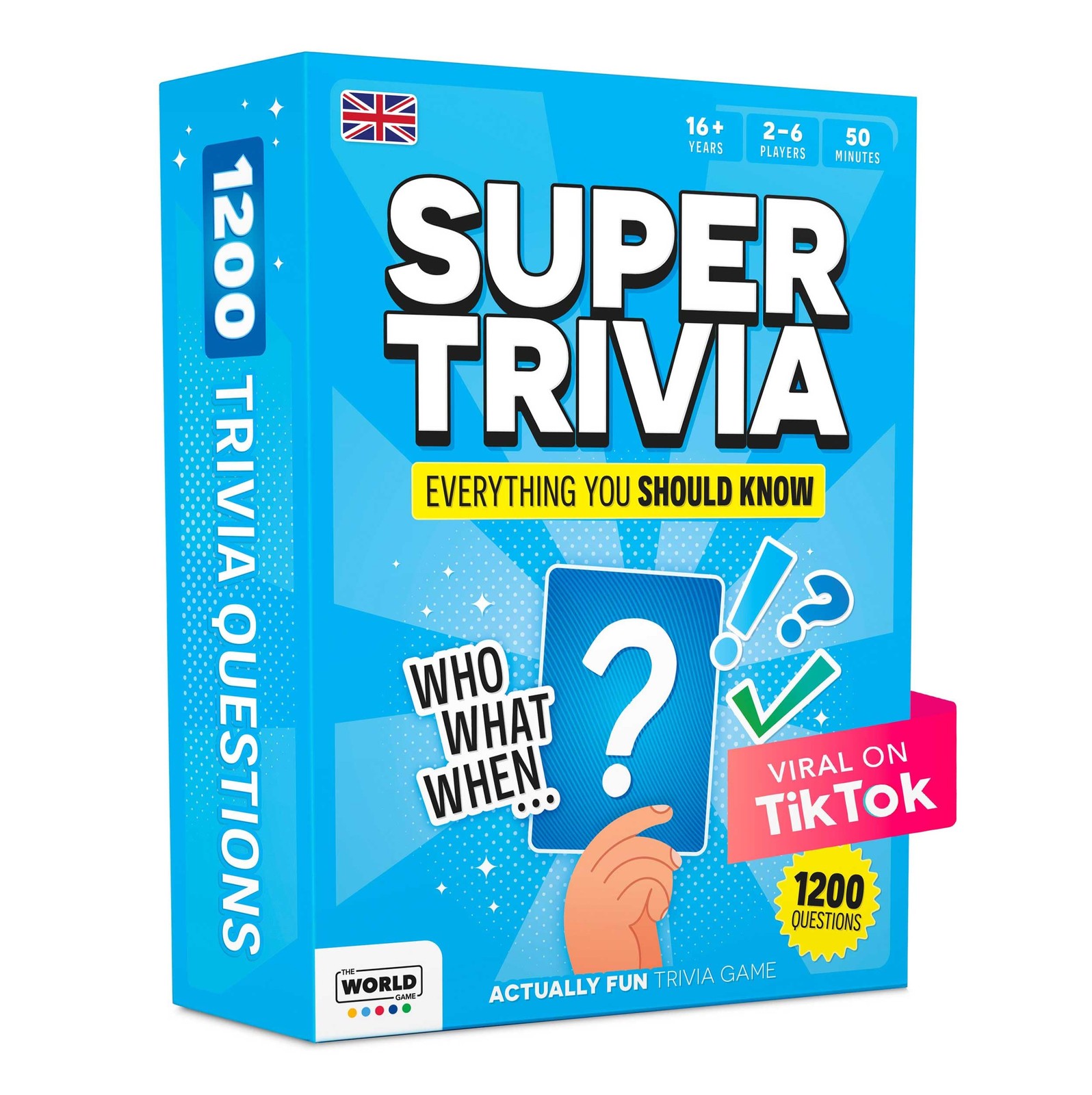 Super Trivia Game for Adults with 1200 Questions – Fun Board Game for Adults …