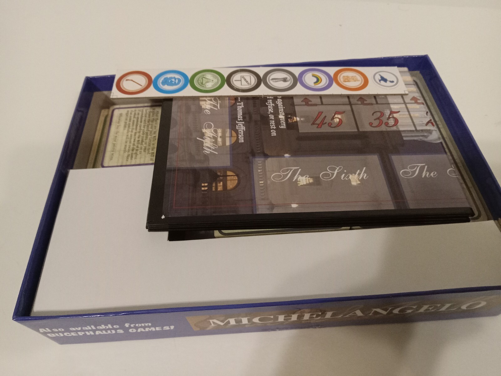 Bill of Rights Board Game (2008) 100% Complete Unused Bucephalus Games