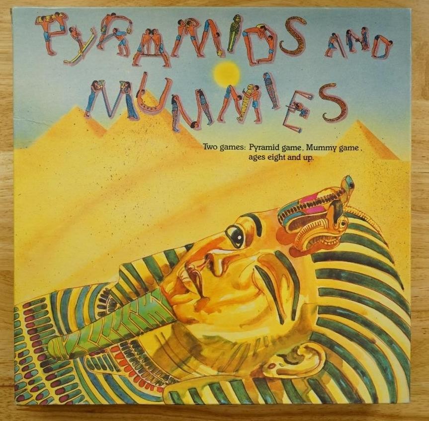 Vintage 1990 Aristoplay Board Game Pyramids & Mummies Complete & Crisp 8 and up