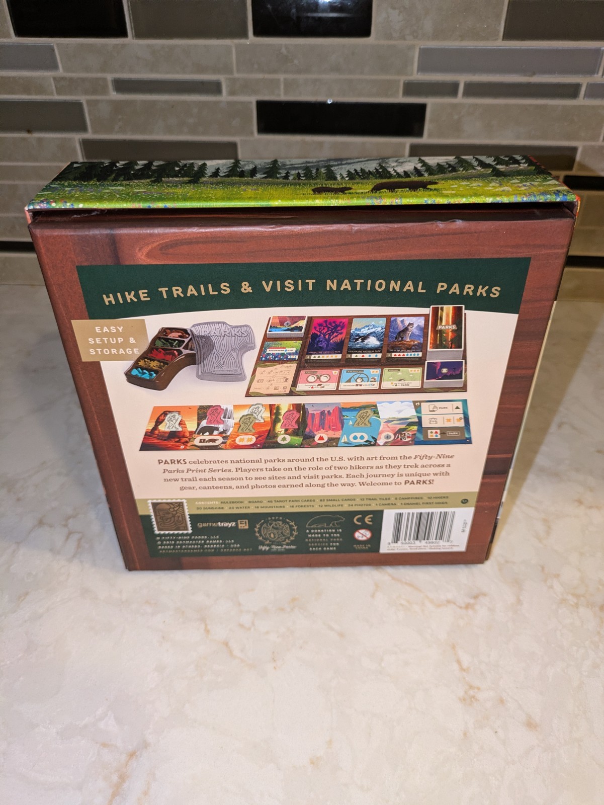 100% Complete Parks 1st Edition Board Game by Keymaster Games (KYM0501)