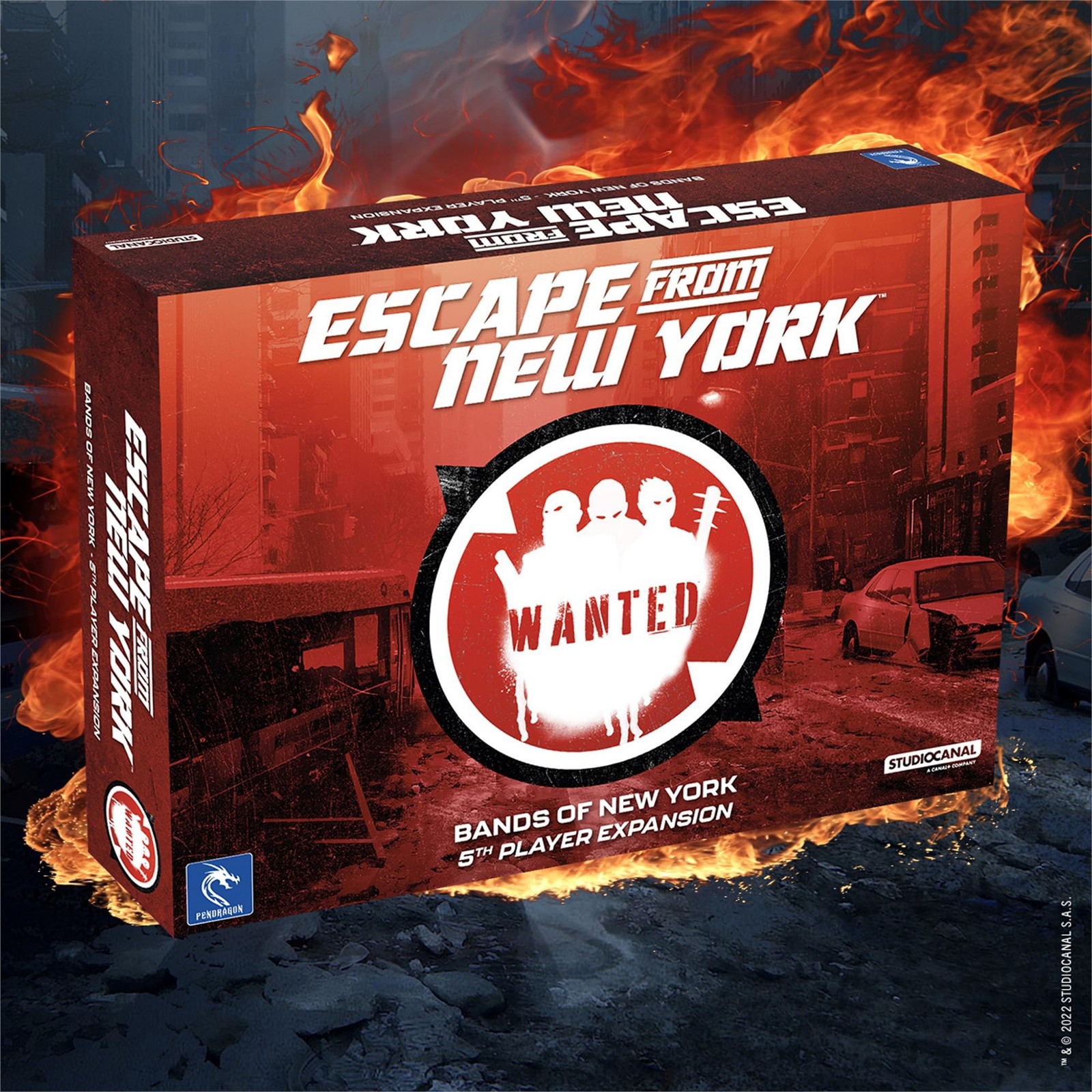 Escape from New York Bands of New York Expansion for 5 Players Board Game
