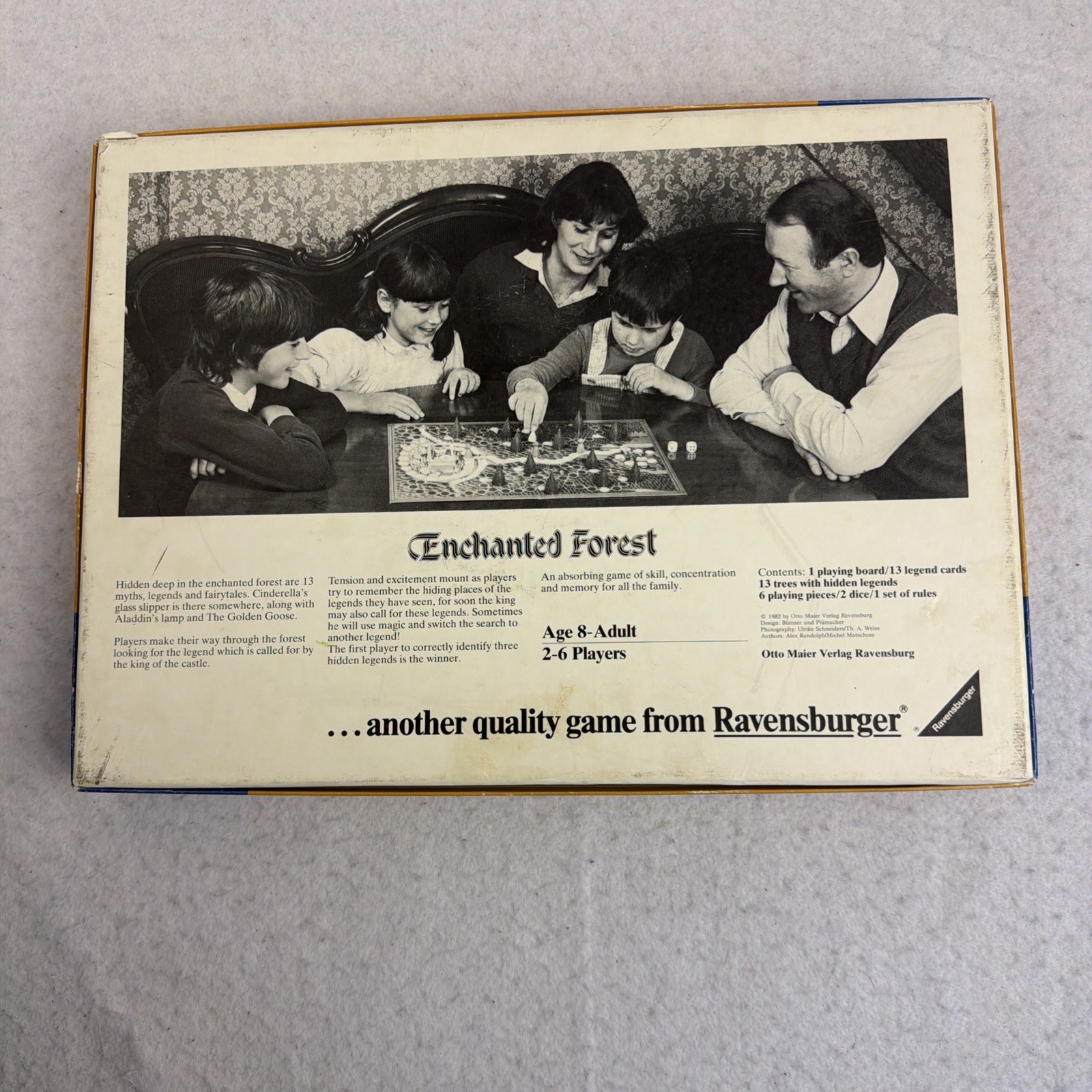 Vintage Enchanted Forest Board Game Ravensburger 1982 First Edition Complete