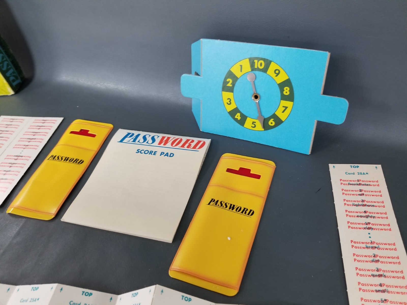 VTG Milton Bradley Password Game Volume 10 Complete 1970 EUC!