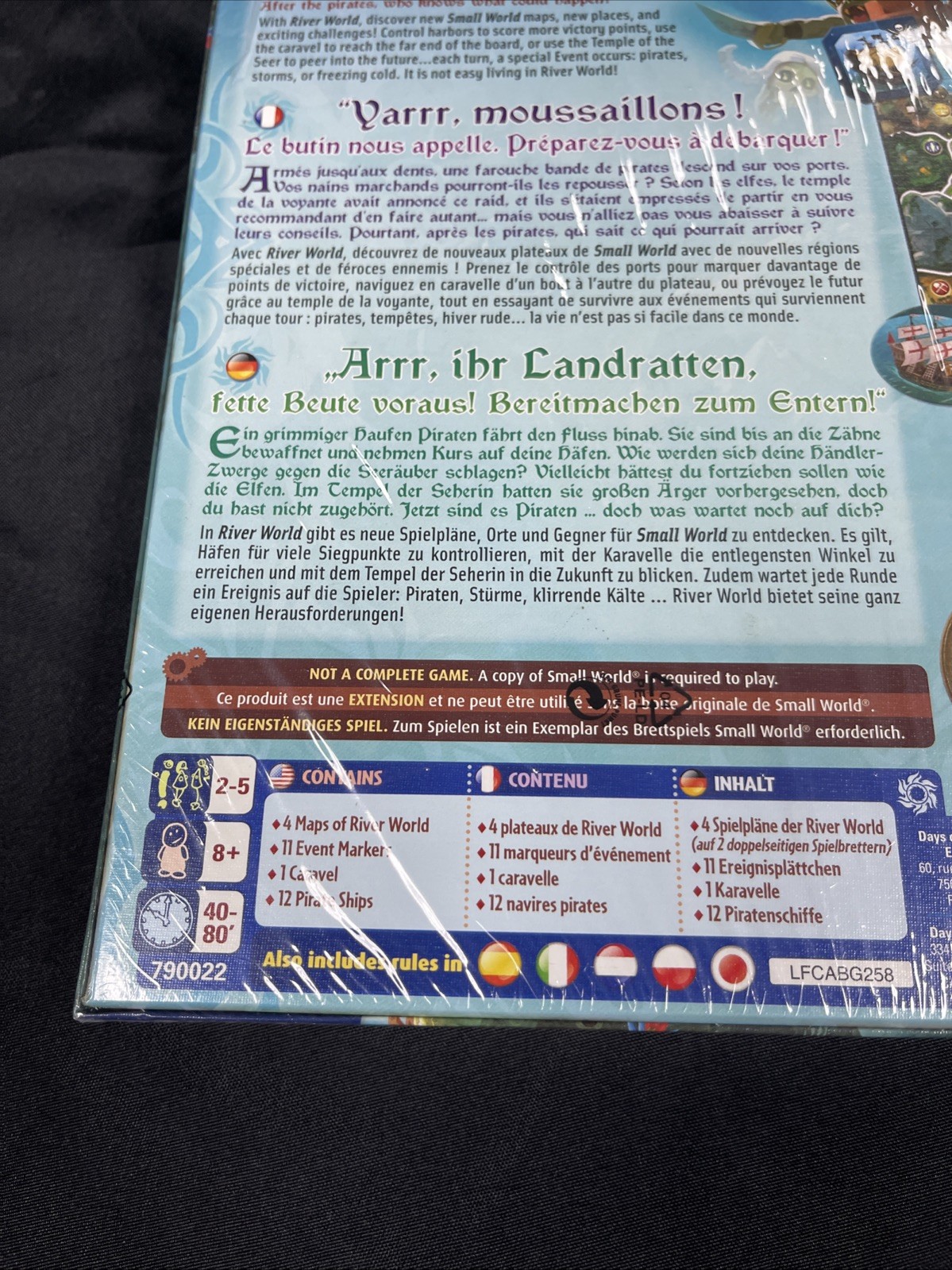 Small World: River World Expansion Board Game (Days of Wonder) – New & Sealed