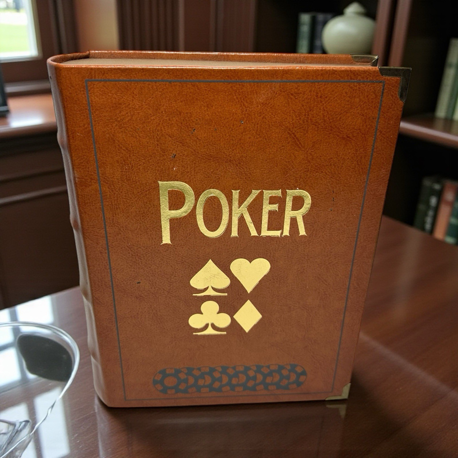 Library Games Collection Poker Set XC6724BR – 2012 EB Brands – New Open Box!