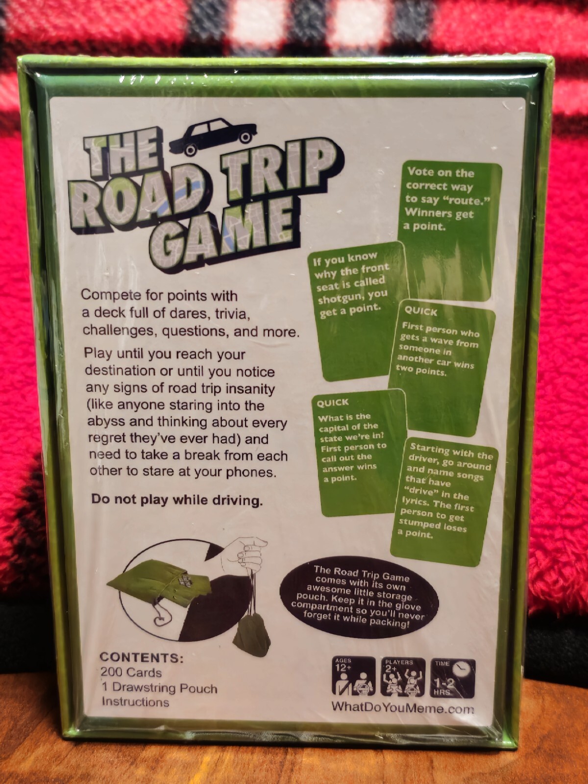 The Road Trip Game What Do You Meme? Ages 12+ 2+ Players 1-2 Hours NEW